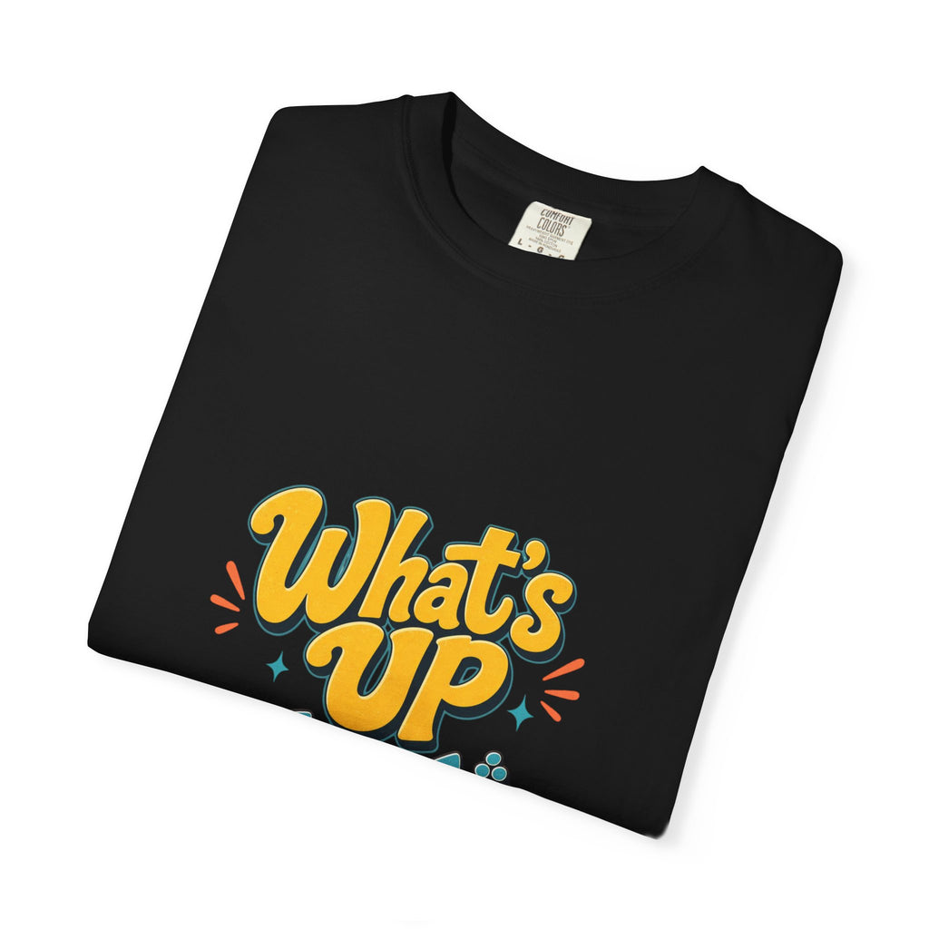 What's Up T‑Shirt — Bilingual English & Arabic Graphic Tee