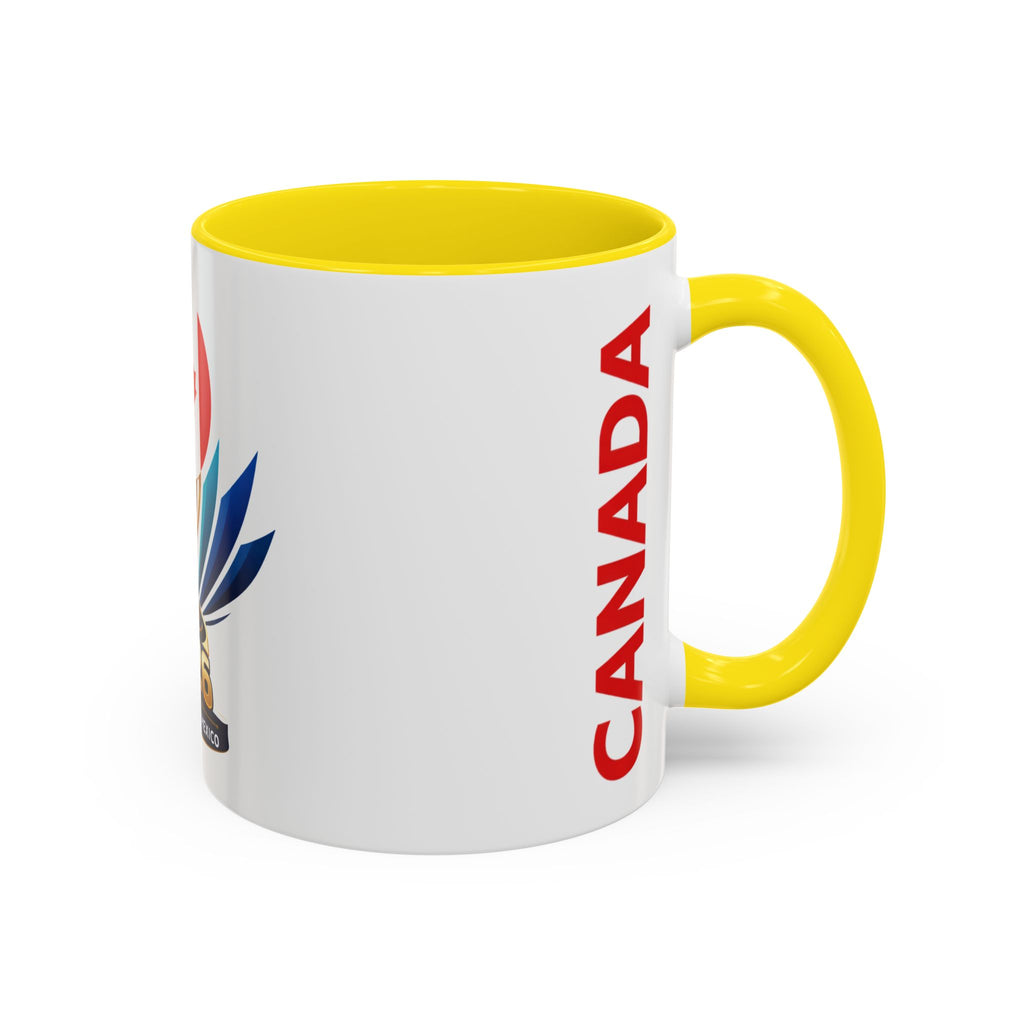 Canada 2026 Soccer Trophy Accent Coffee Mug — USA Canada Mexico Tournament Souvenir (11/15oz)