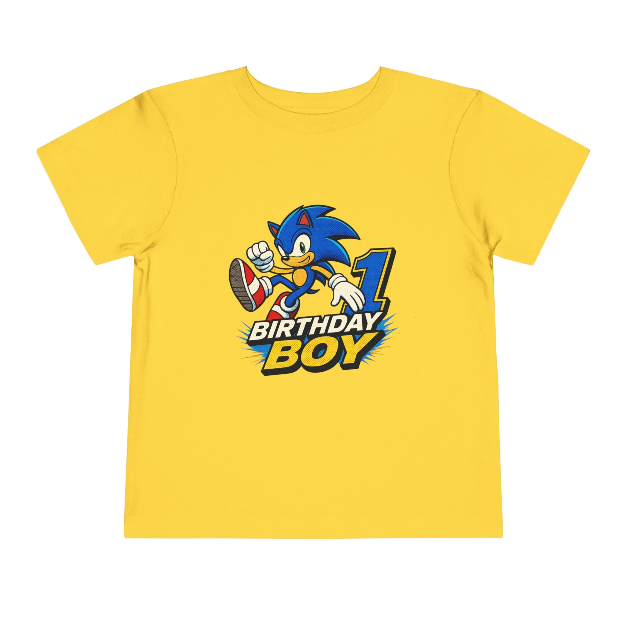 Sonic '1 Birthday Boy' Toddler Tee