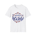 Happy 4th of July T-Shirt — Patriotic Fireworks Independence Day Tee