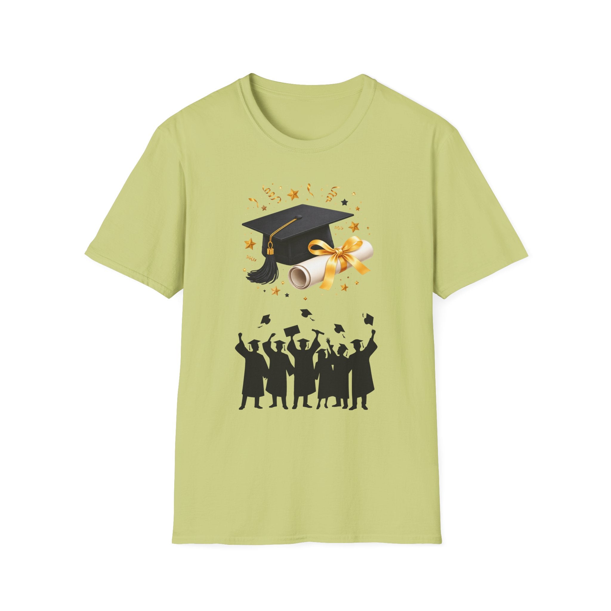 Graduation Cap & Diploma T-Shirt — Class of Celebration Tee