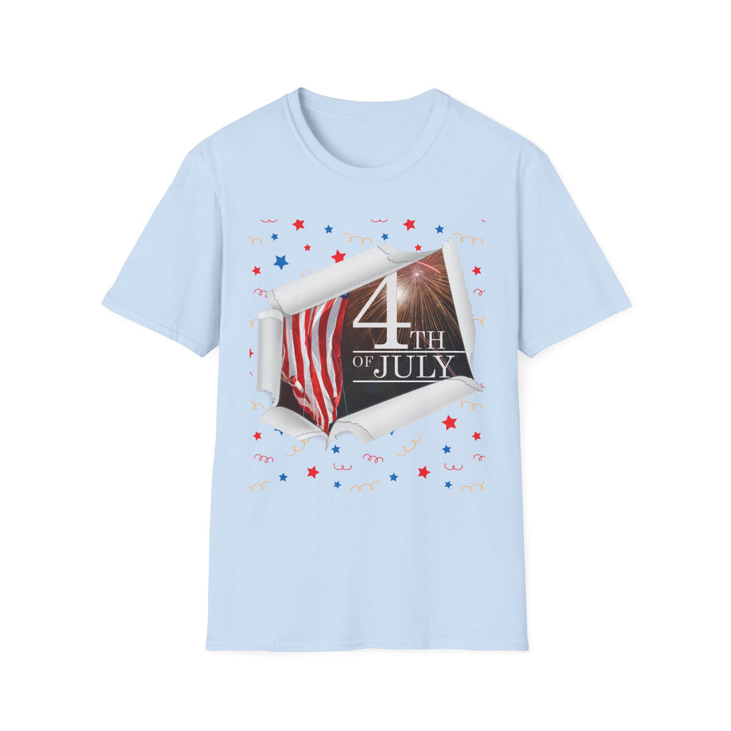 4th of July American Flag T-Shirt — Patriotic Independence Day Tee