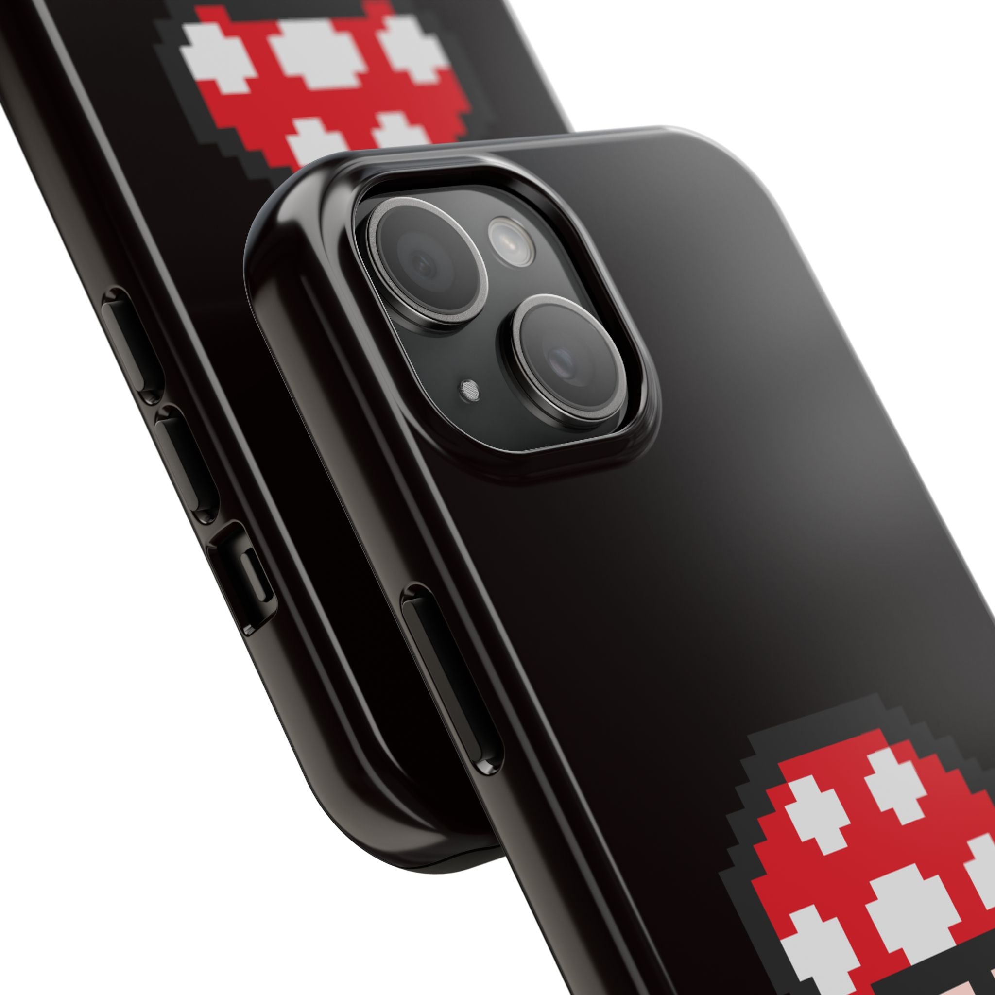 I Play Video Games Pixel Mushroom Phone Case — Tough Protective Gamer Case