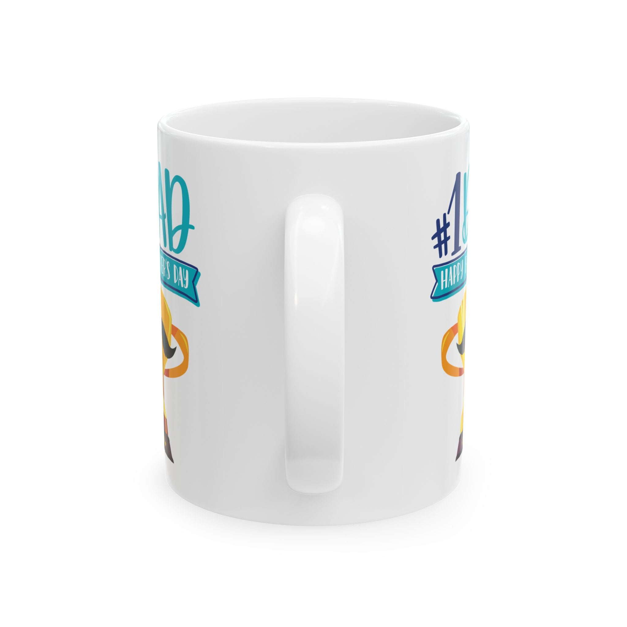 #1 Dad Coffee Mug – Funny Father’s Day Ceramic Mug (11oz)