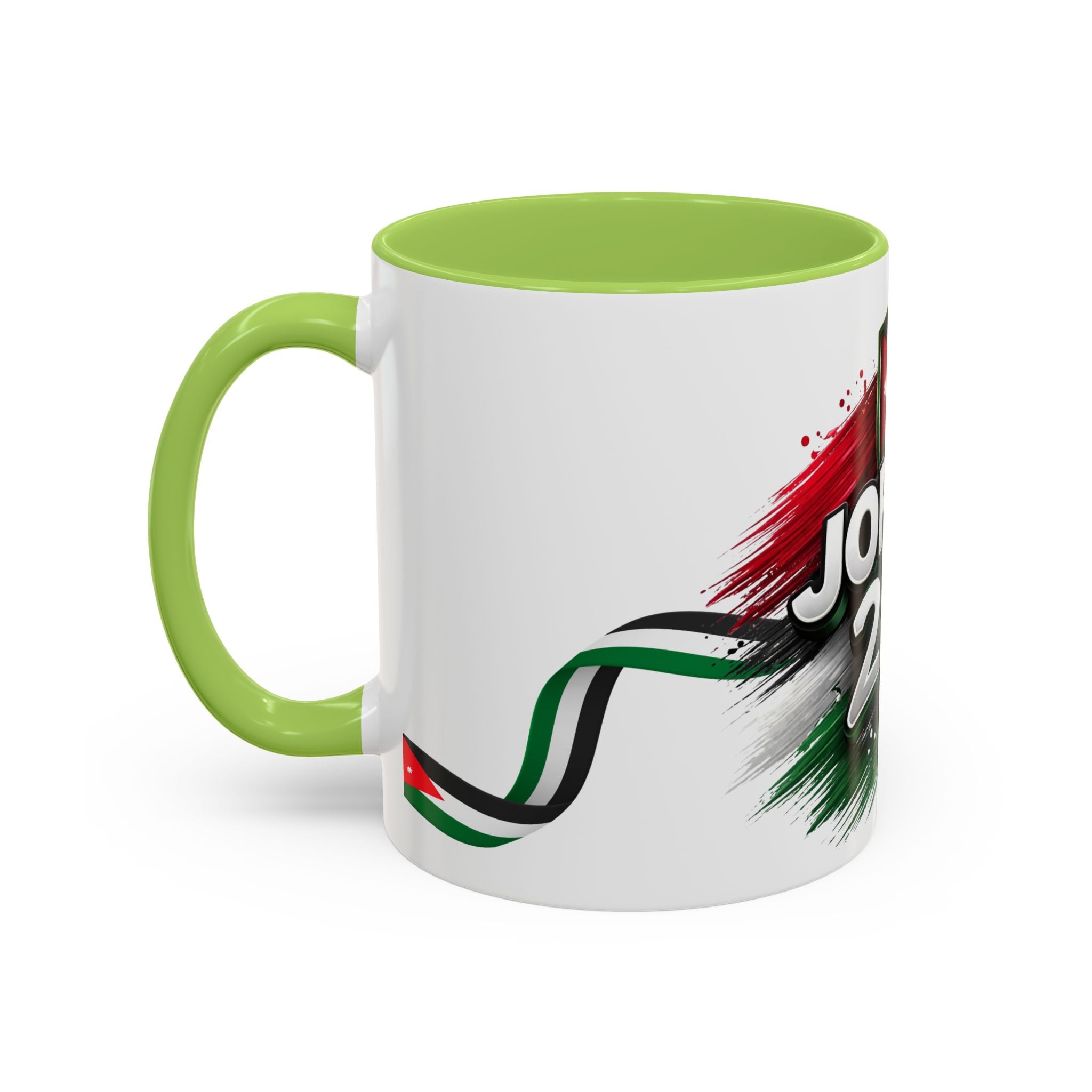 Jordan 2026 Soccer Accent Coffee Mug – Jordan Flag Football Fan Gift (11/15oz)
