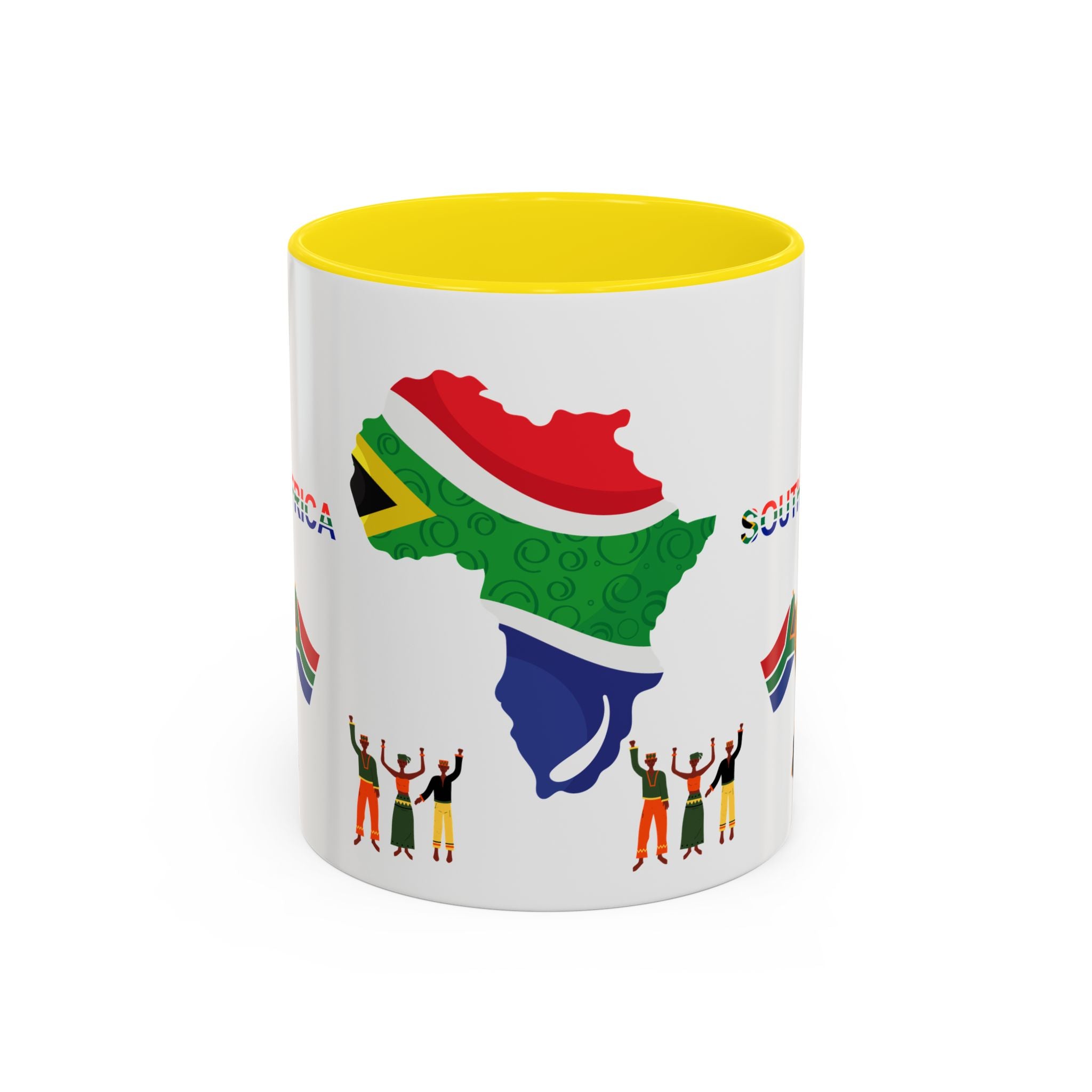 South Africa Coffee Mug — Map, Flag & Trophy Design (11/15oz)