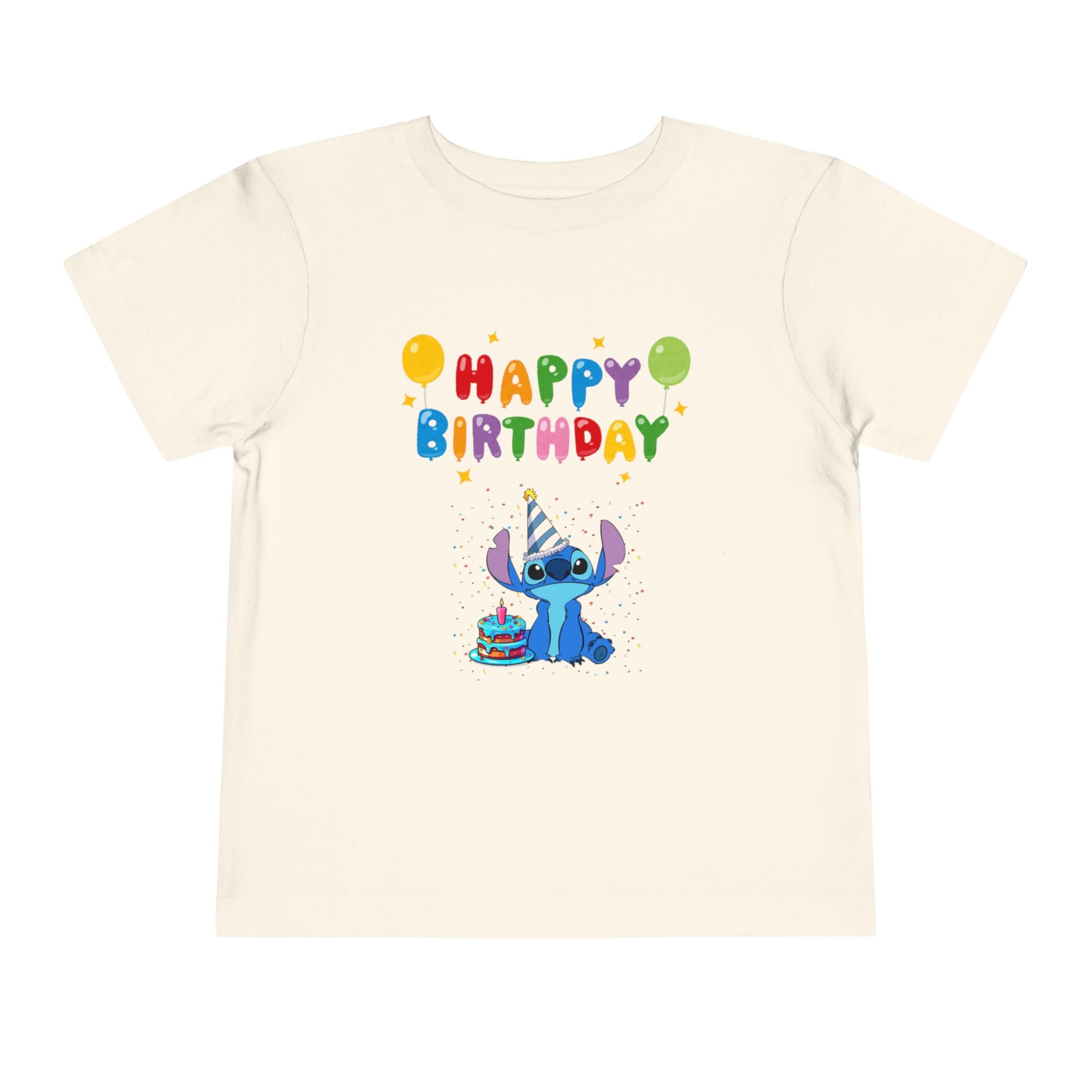 Stiche birthday Toddler Short Sleeve Tee