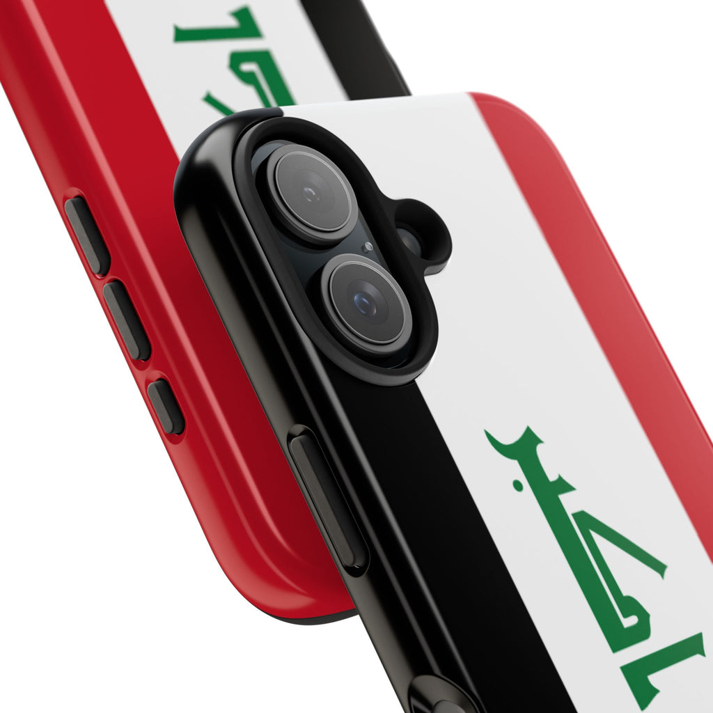 Iraq Flag Tough Phone Case — Durable Patriotic iPhone/Android Cover