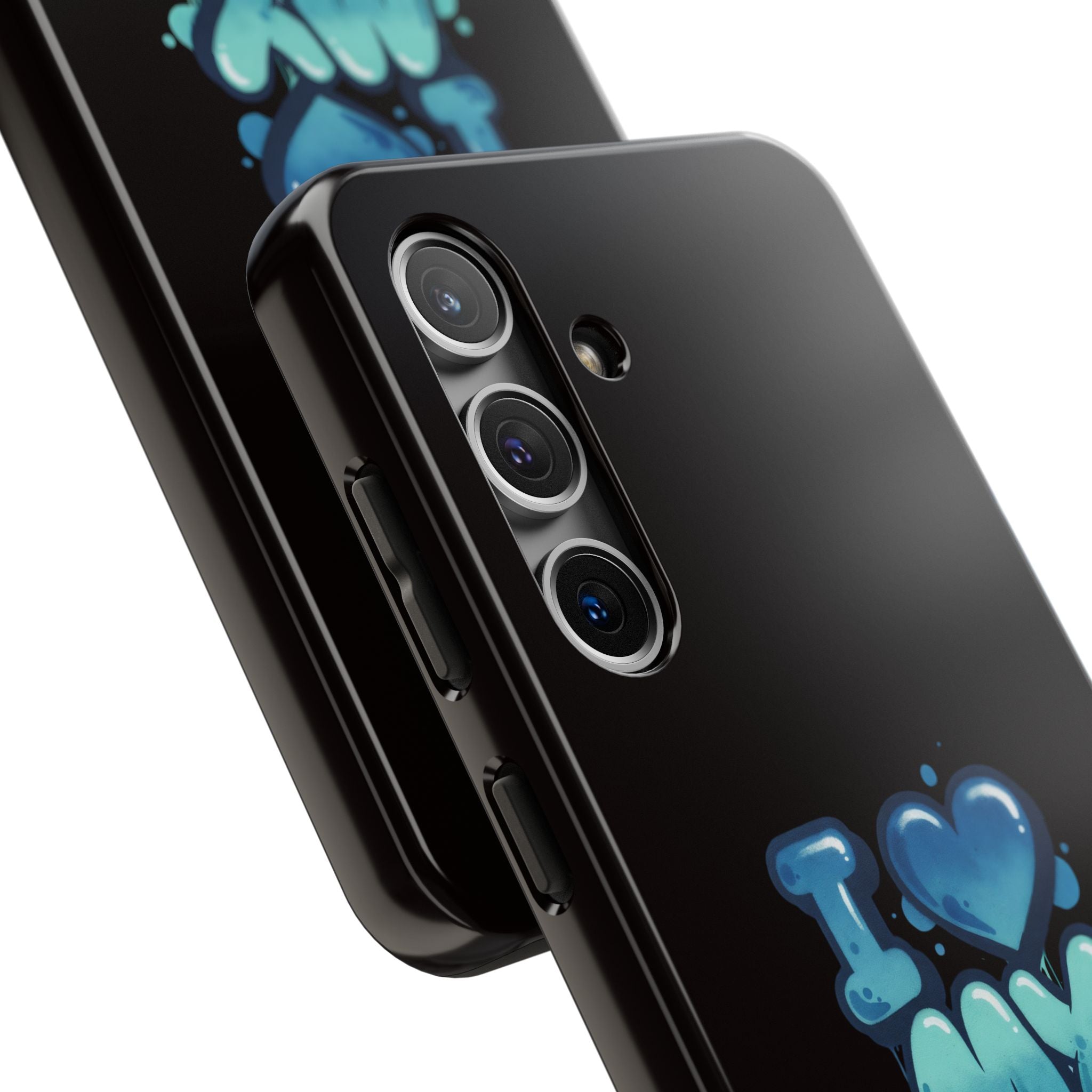 I Love My GF Phone Case — Protective Glossy "I  My GF" Design