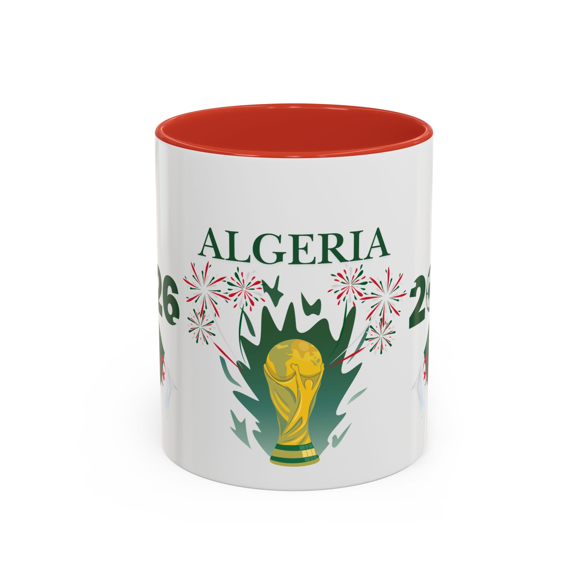 Algeria 2026 Cup Coffee Mug - Soccer Fan Accent Mug