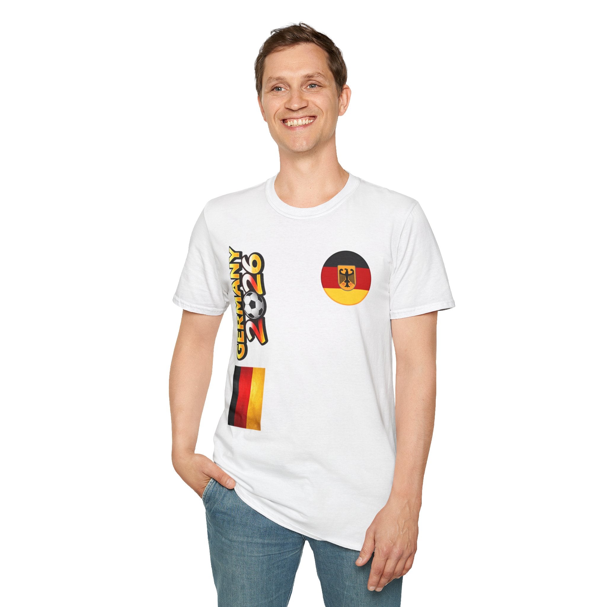 Germany 2026 Soccer T-Shirt — German Flag Football Fan Tee