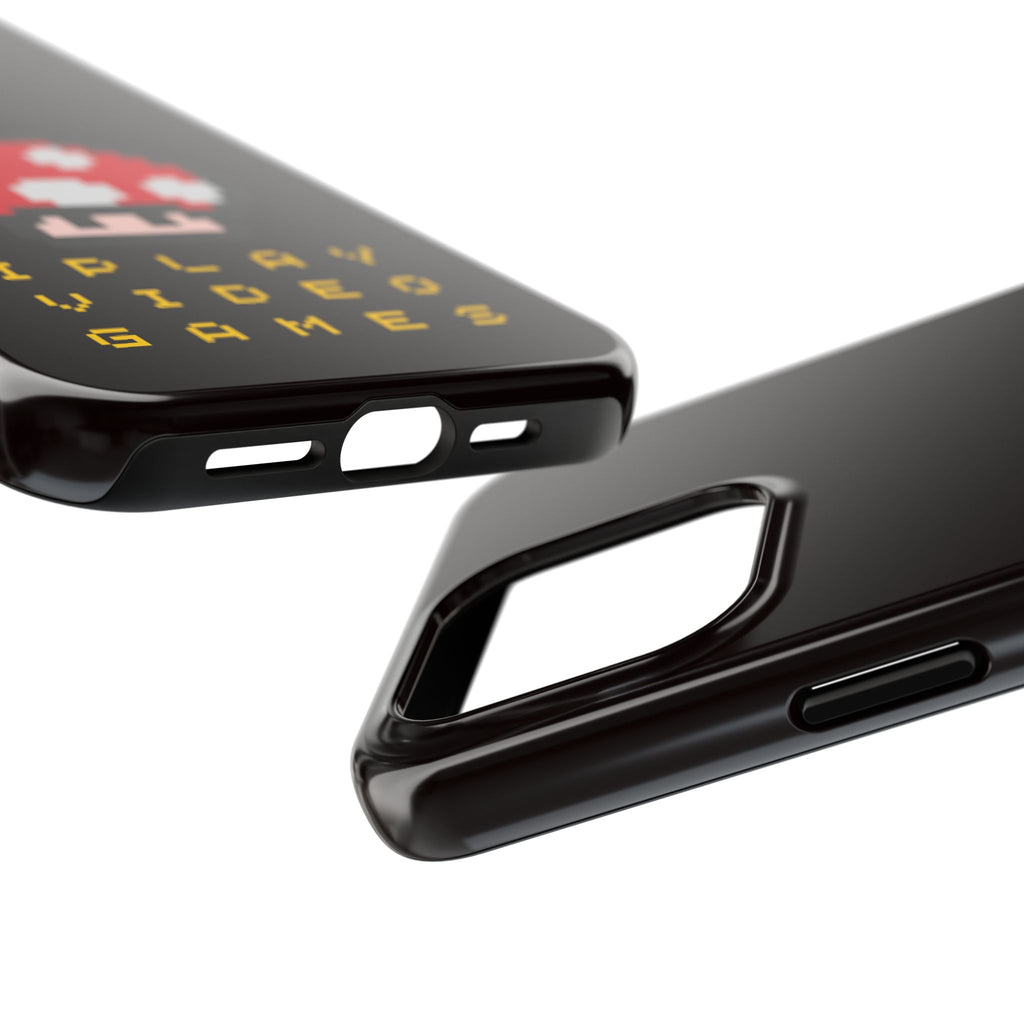 I Play Video Games Pixel Mushroom Phone Case — Tough Protective Gamer Case