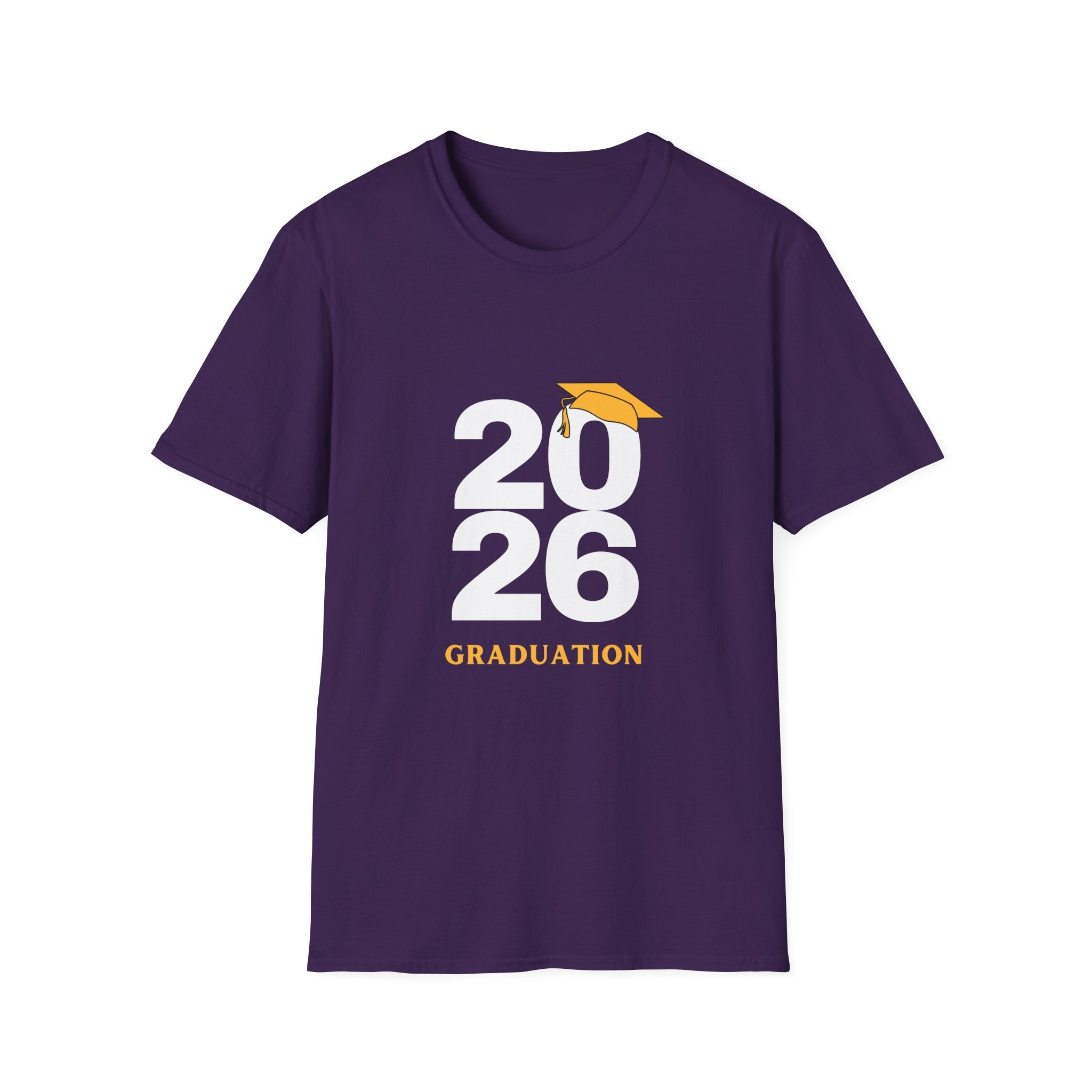 2026 Graduation T-Shirt with Cap Graphic — Class of 2026 Celebration Tee