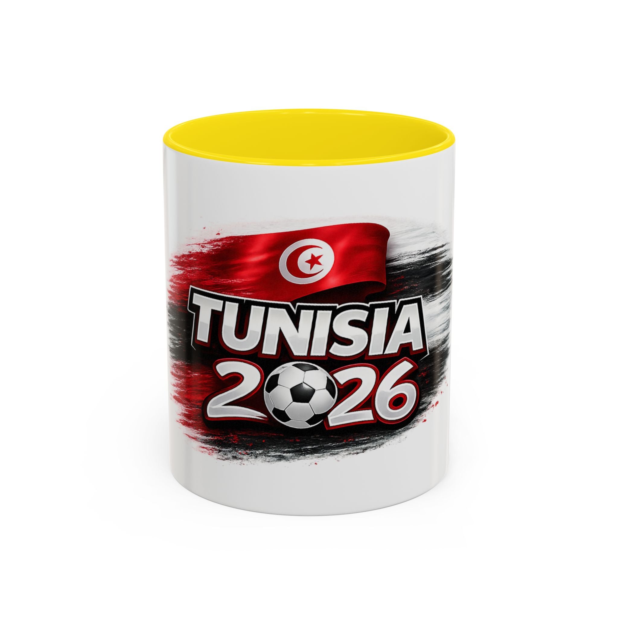 Tunisia 2026 Soccer Fan Coffee Mug — Tunisian Flag Accent (11/15oz)