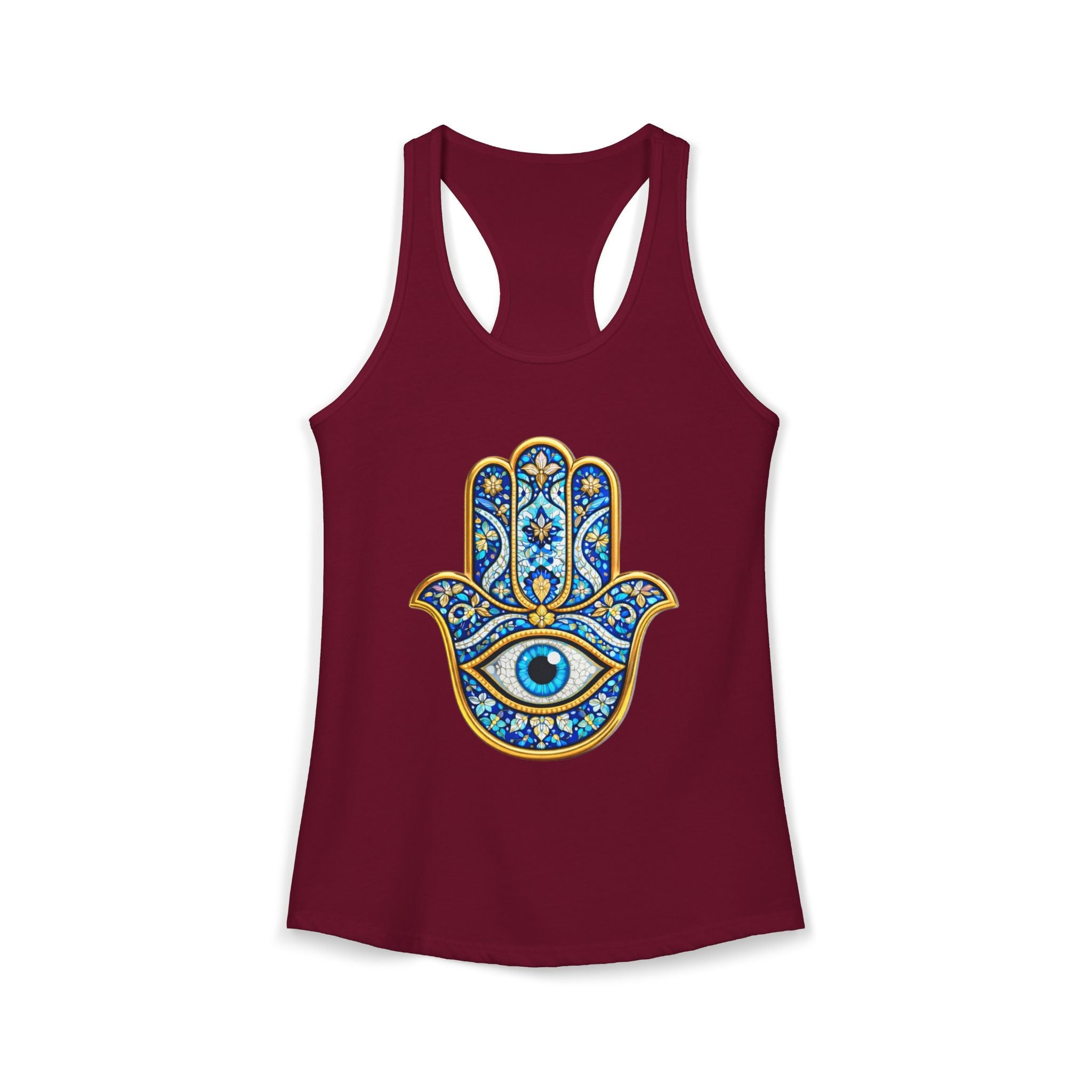 Women's Ideal Racerback Tank evil eye