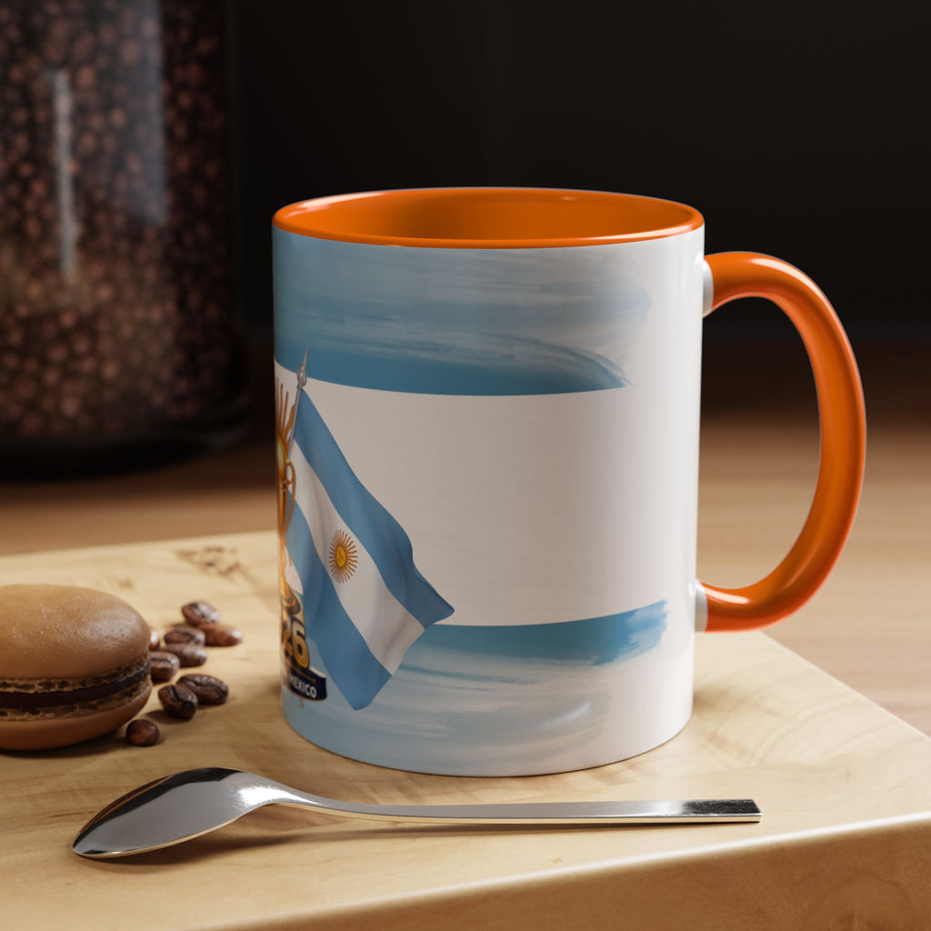 Argentina 2026 Soccer Trophy Coffee Mug – Copa USA Canada Mexico Fan Gift