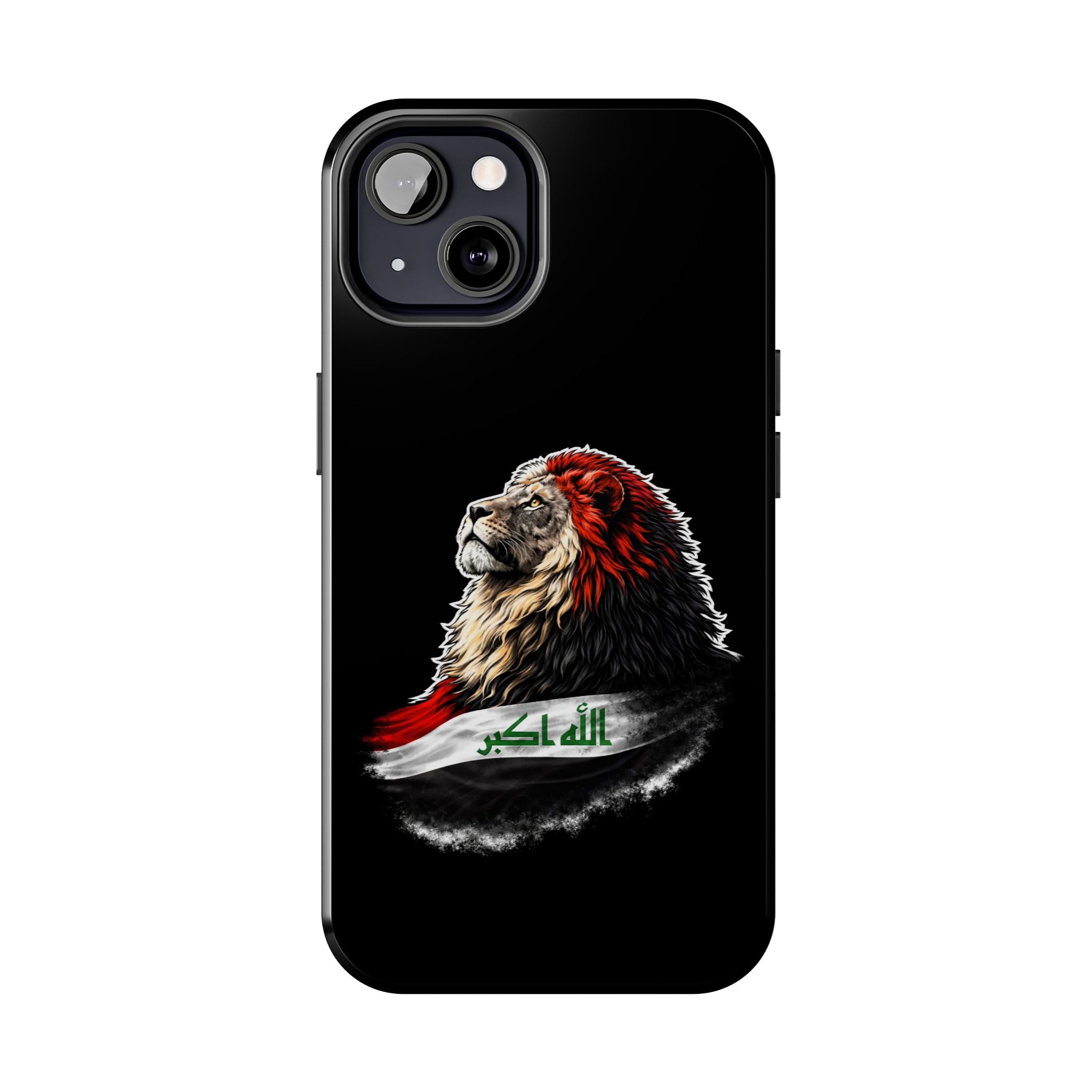 Iraq Lion Tough Phone Case — Protective iPhone Case with Iraqi Flag Design