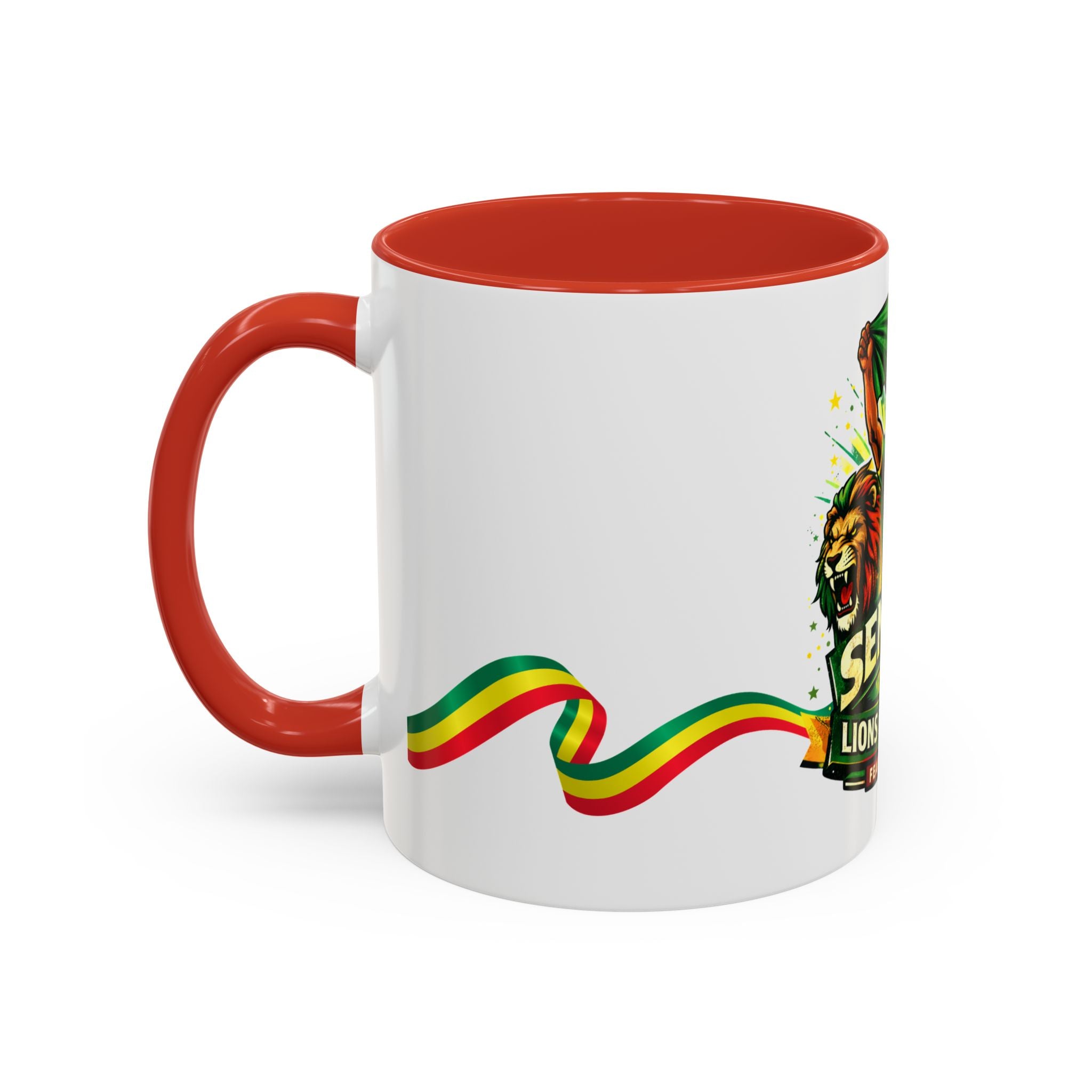 Senegal Lions of Teranga Coffee Mug – 11/15oz Accent Mug (Fear The Lions)