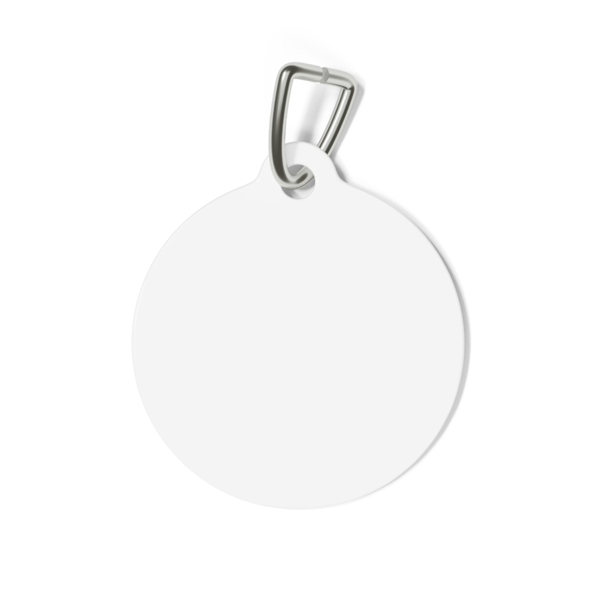 Dog Mom Pet Tag — Personalized Paw Print ID Tag