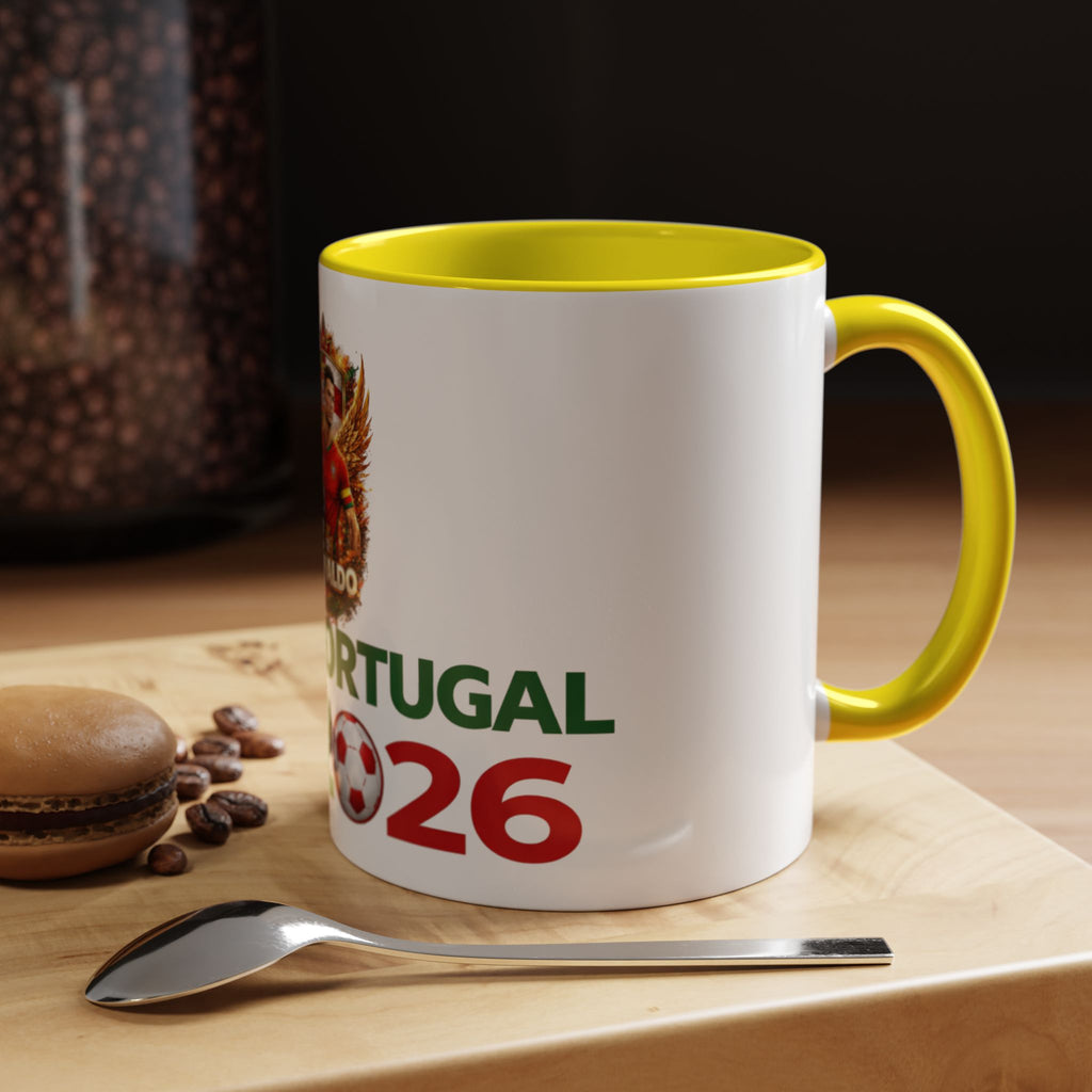 Portugal 2026 Coffee Mug — Soccer Fan Accent Mug (11/15oz)