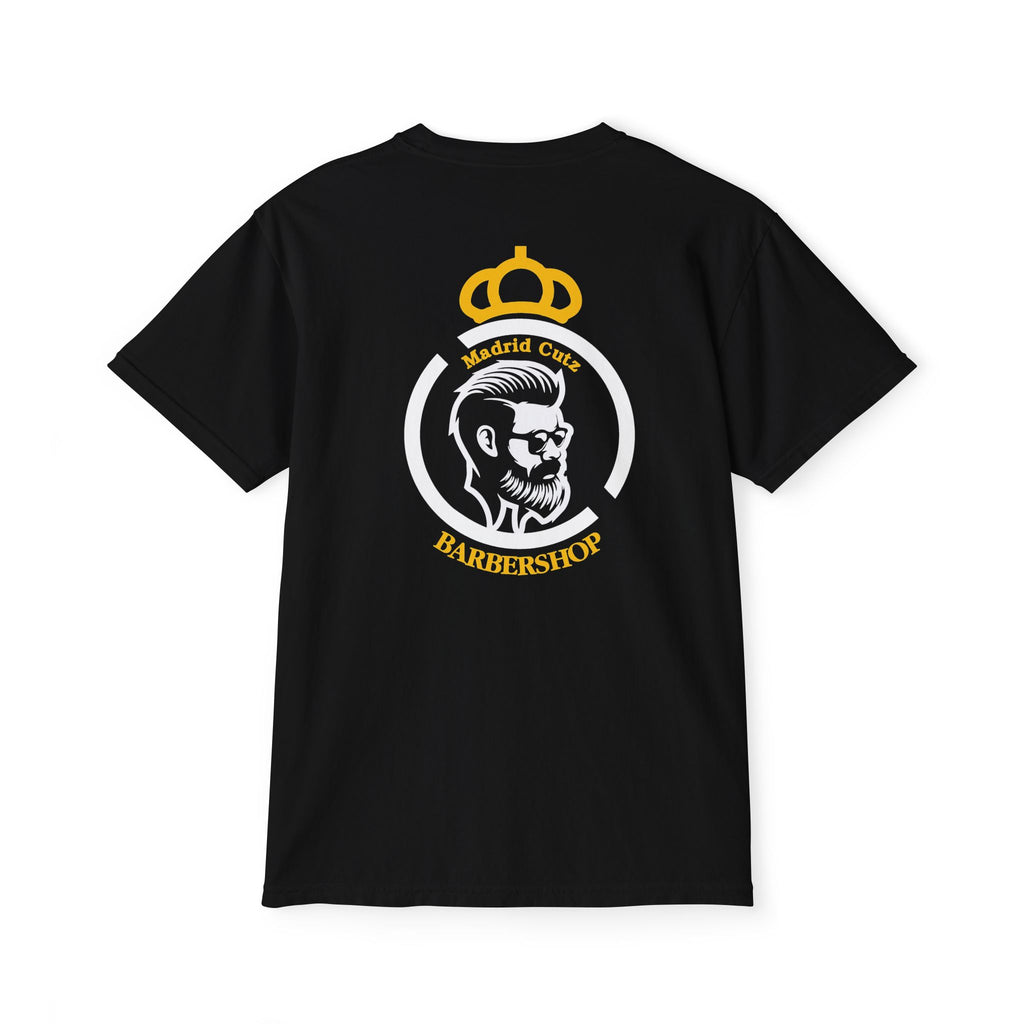 Madrid Cutz Barbershop Crown Logo Pocket T-Shirt