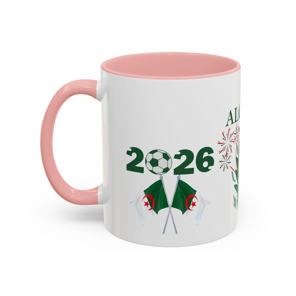 Algeria 2026 Cup Coffee Mug - Soccer Fan Accent Mug