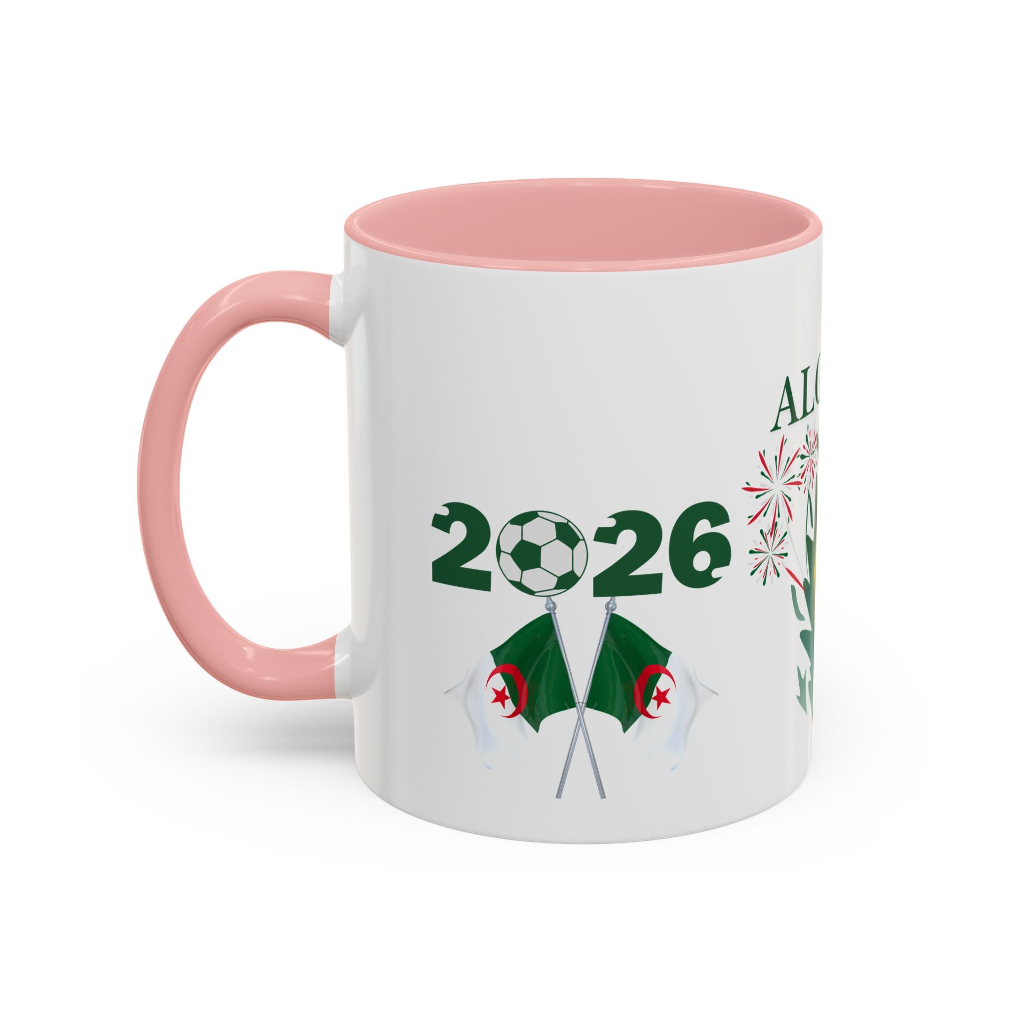 Algeria 2026 Cup Coffee Mug - Soccer Fan Accent Mug