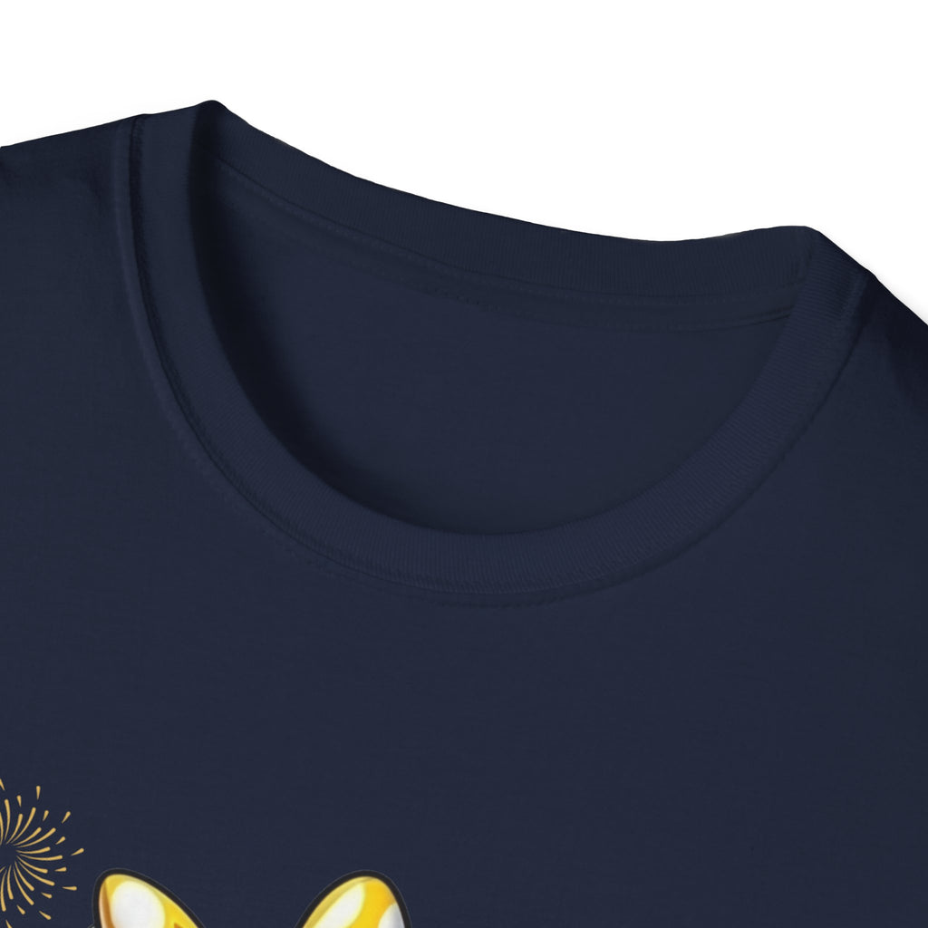 Minnie Mouse Cartoon Character Graphic T-Shirt — Yellow Hoodie Mouse Design