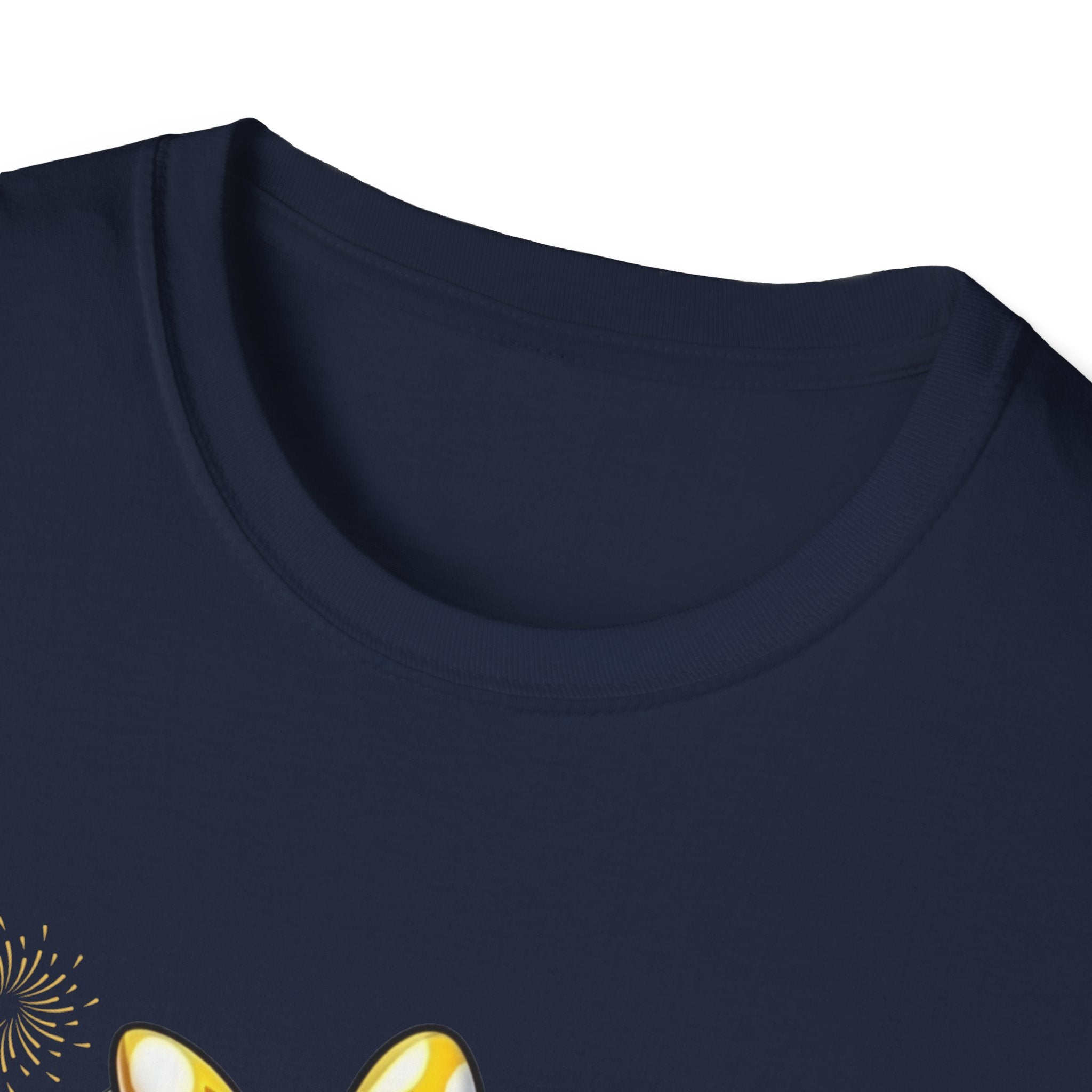 Minnie Mouse Cartoon Character Graphic T-Shirt — Yellow Hoodie Mouse Design