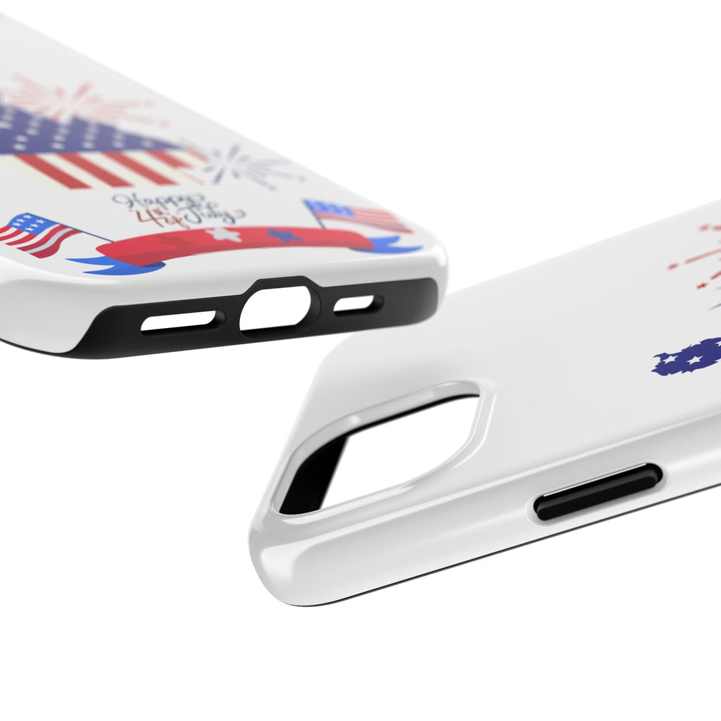 4th of July Tough Phone Case — Statue of Liberty USA Flag Design