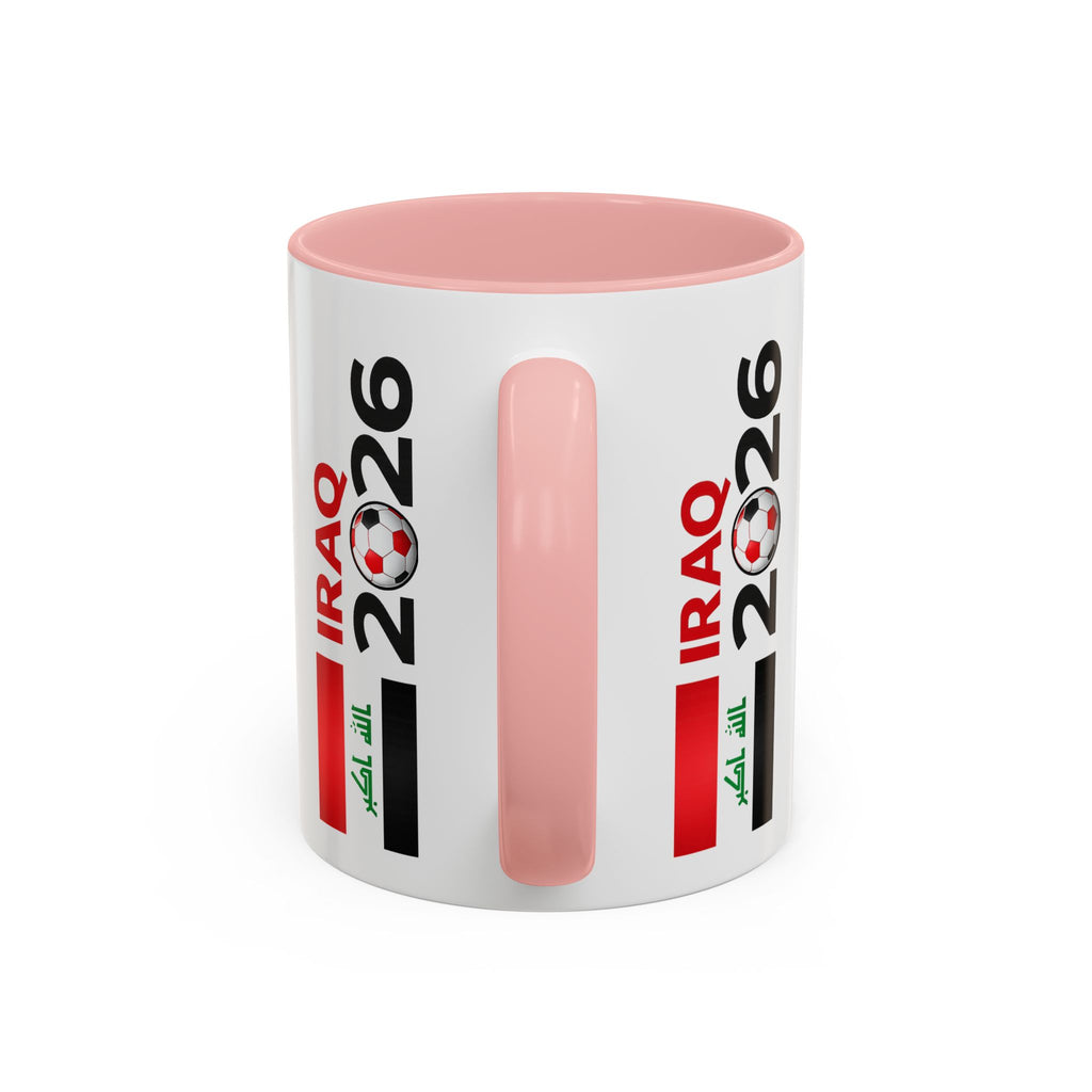 Iraq 2026 Accent Coffee Mug — Arabic Pride Flag Design