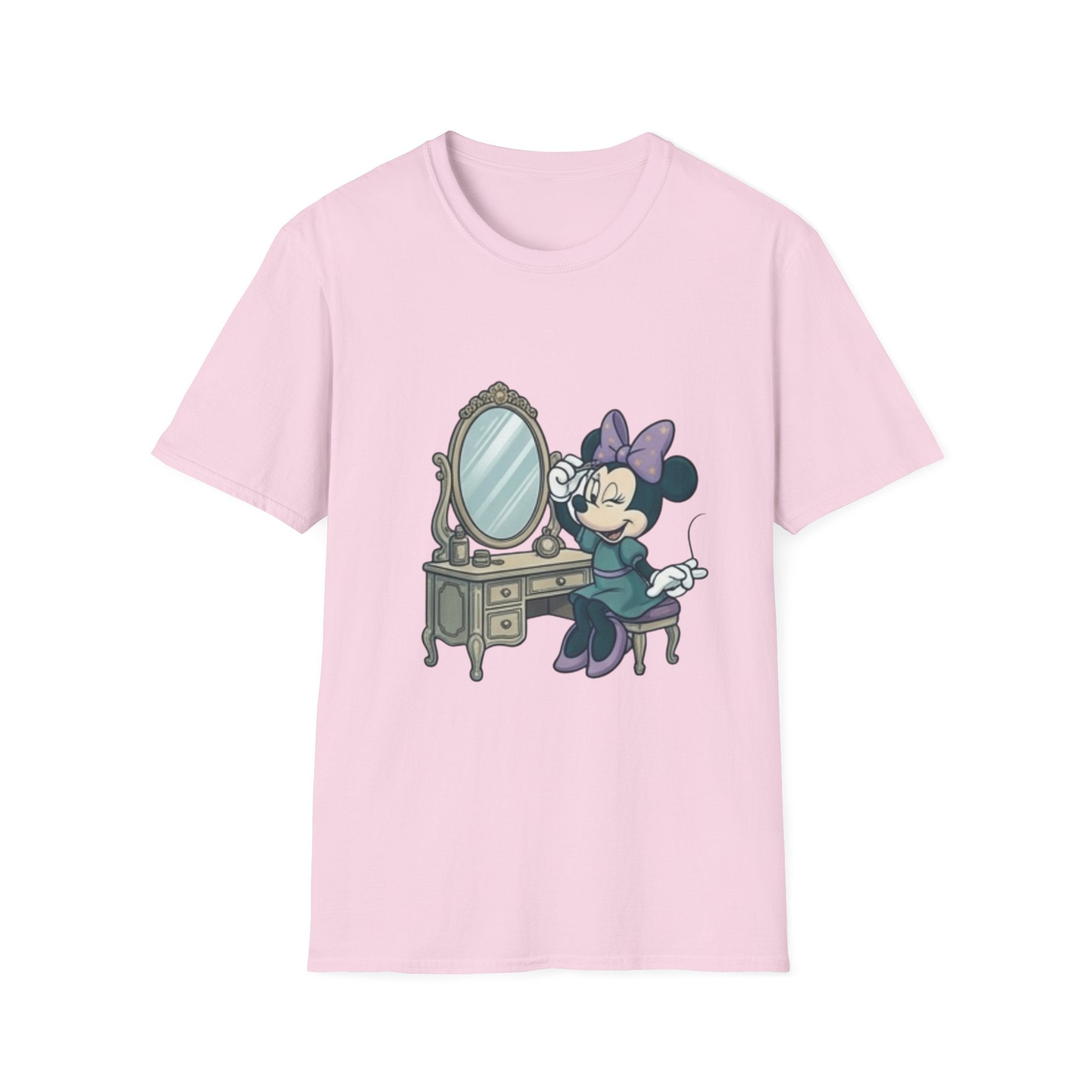 Minnie Mouse Vanity T-Shirt – Vintage Makeup Desk Graphic Tee