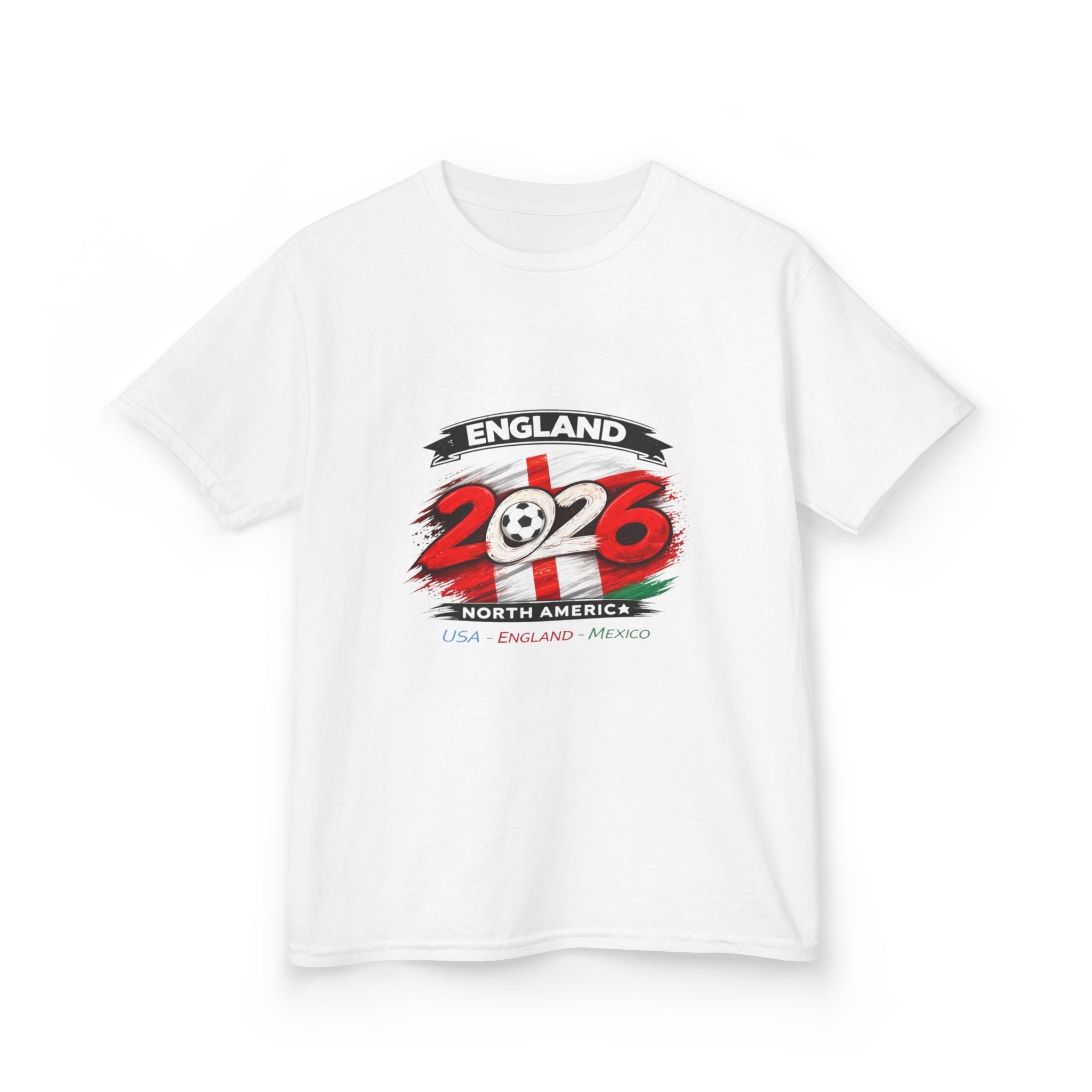 England 2026 Kids T‑Shirt — Football Cup Supporter Tee