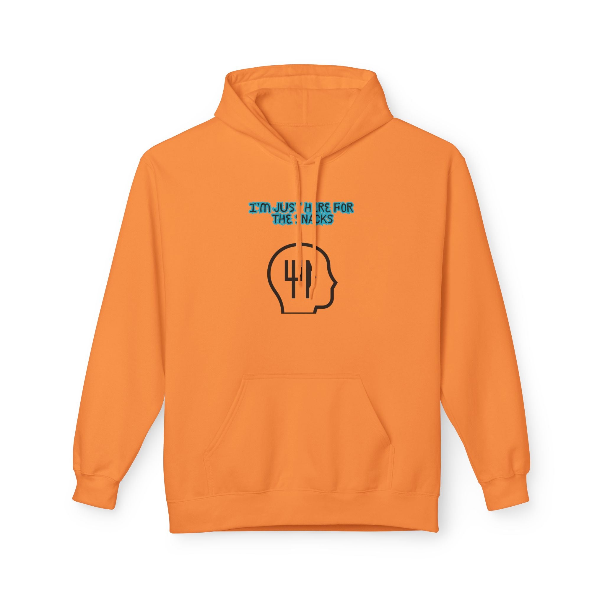 I’m Just Here for the Snacks Unisex Midweight Softstyle Fleece Hoodie