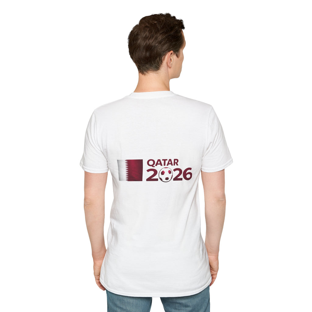 Qatar 2026 Football Fan T-Shirt –  Cup Style Soccer Tee