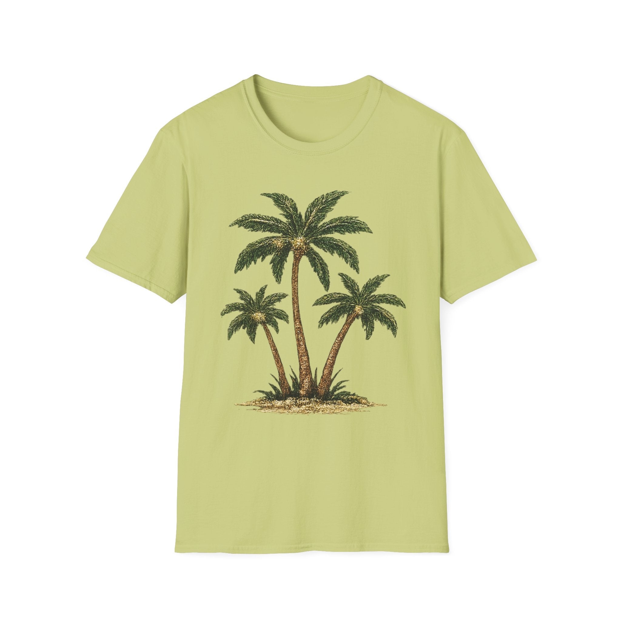 Palm Trees Graphic T-Shirt — Tropical Beach Vibe Tee