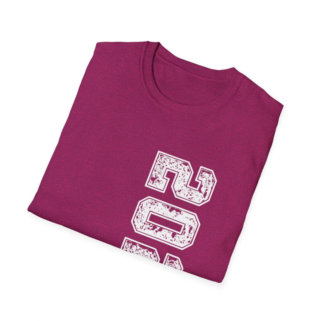 Class of 2026 Vertical Graphic T-Shirt — Graduation Senior Year Tee