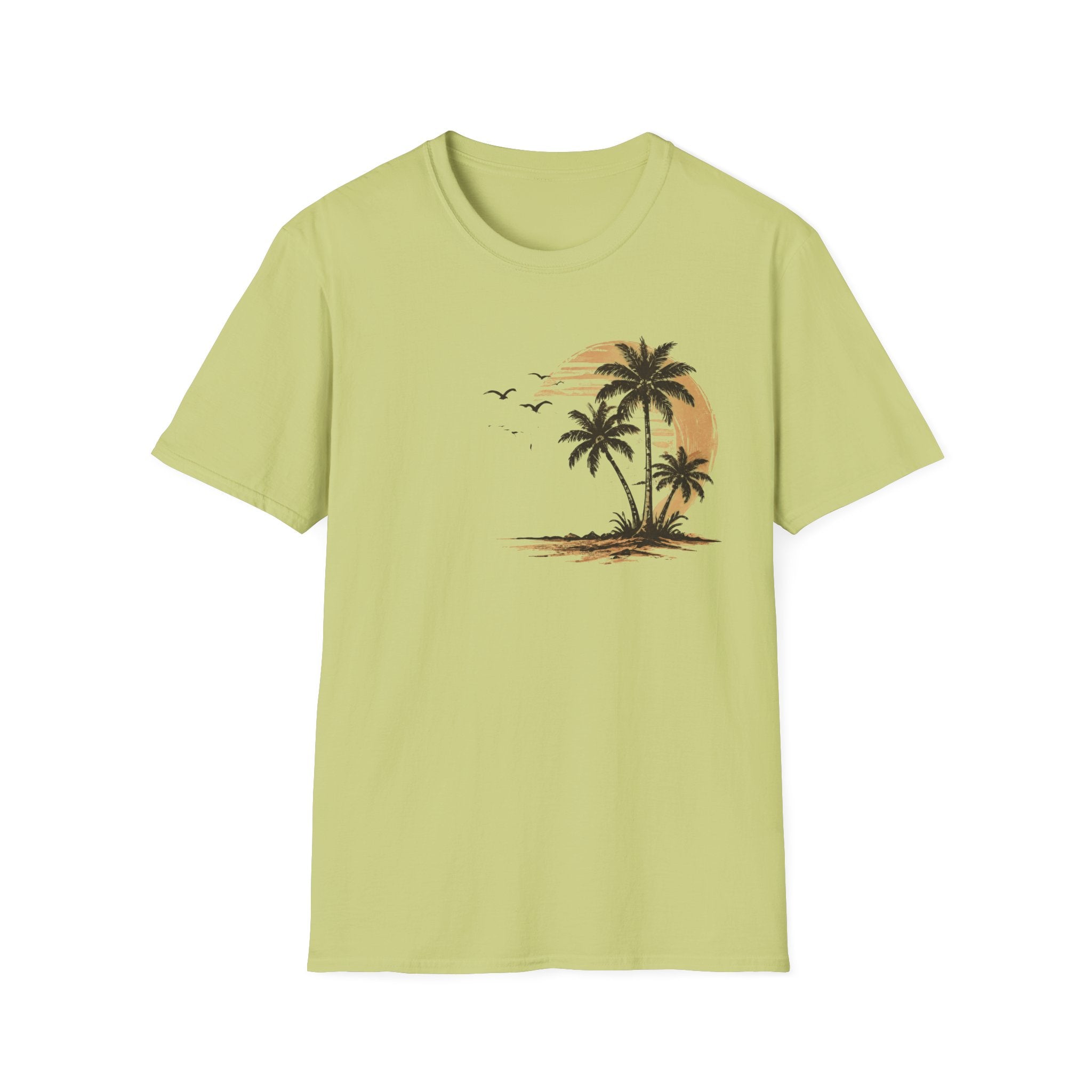 Sunset Palm Beach Uni Sex T-Shirt