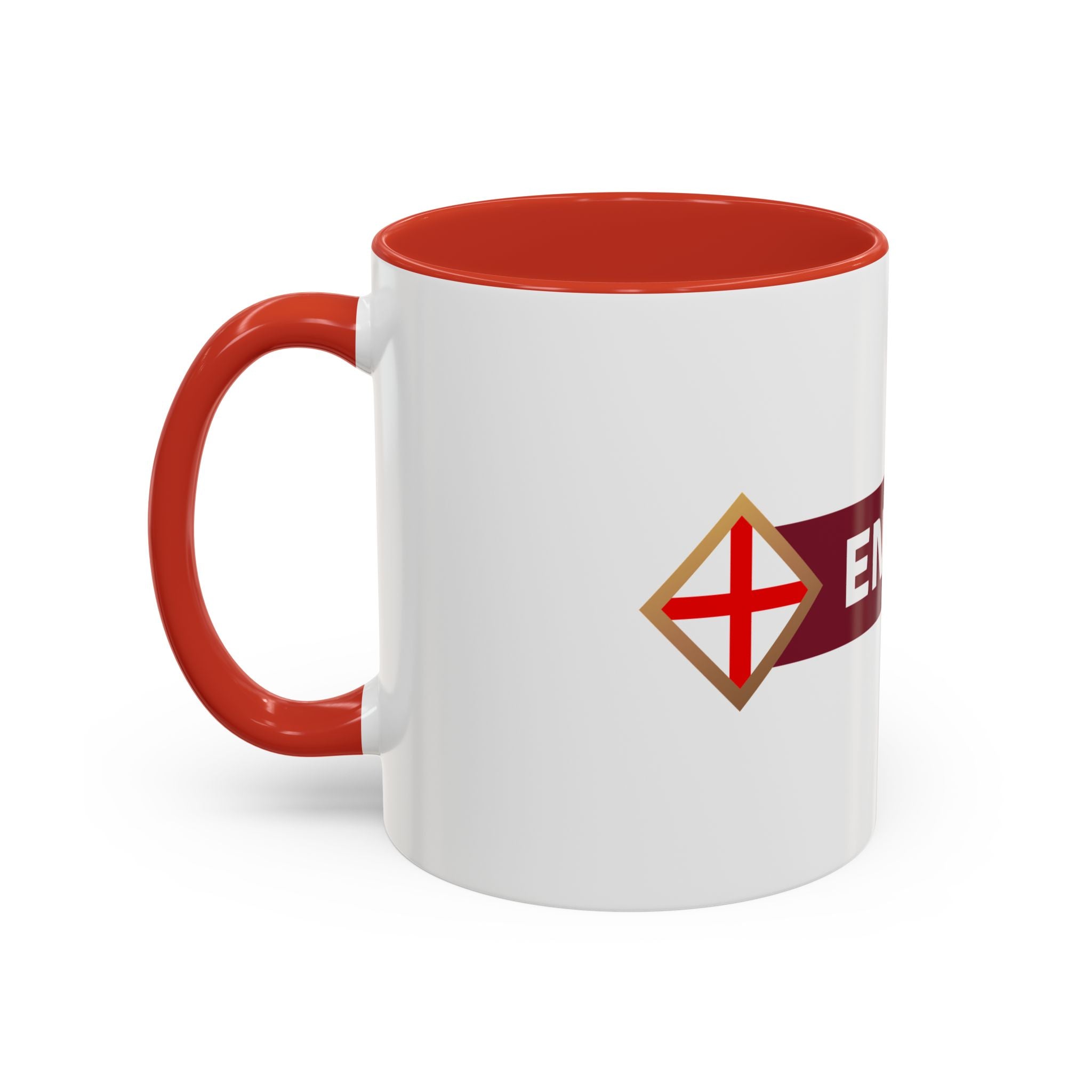 England 2026 Soccer Cup Accent Coffee Mug (11, 15oz)