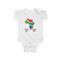 South Africa Map Baby Bodysuit — Rainbow Flag Baby Onesie for Newborns