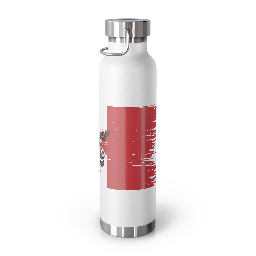 Mexico 2026 Flag Eagle Stainless Steel Water Bottle – 22oz Vacuum Insulated