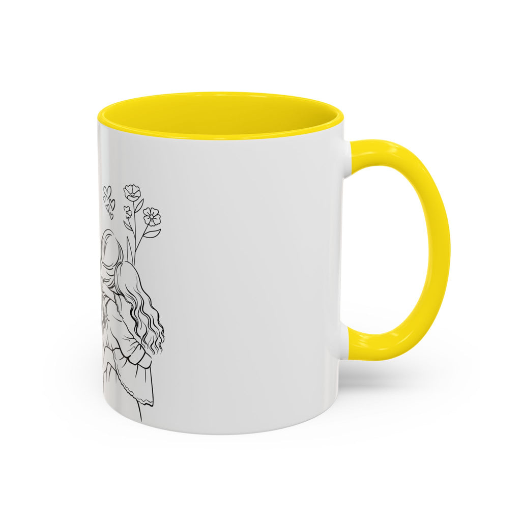 I love you mom Accent Coffee Mug (11, 15oz)