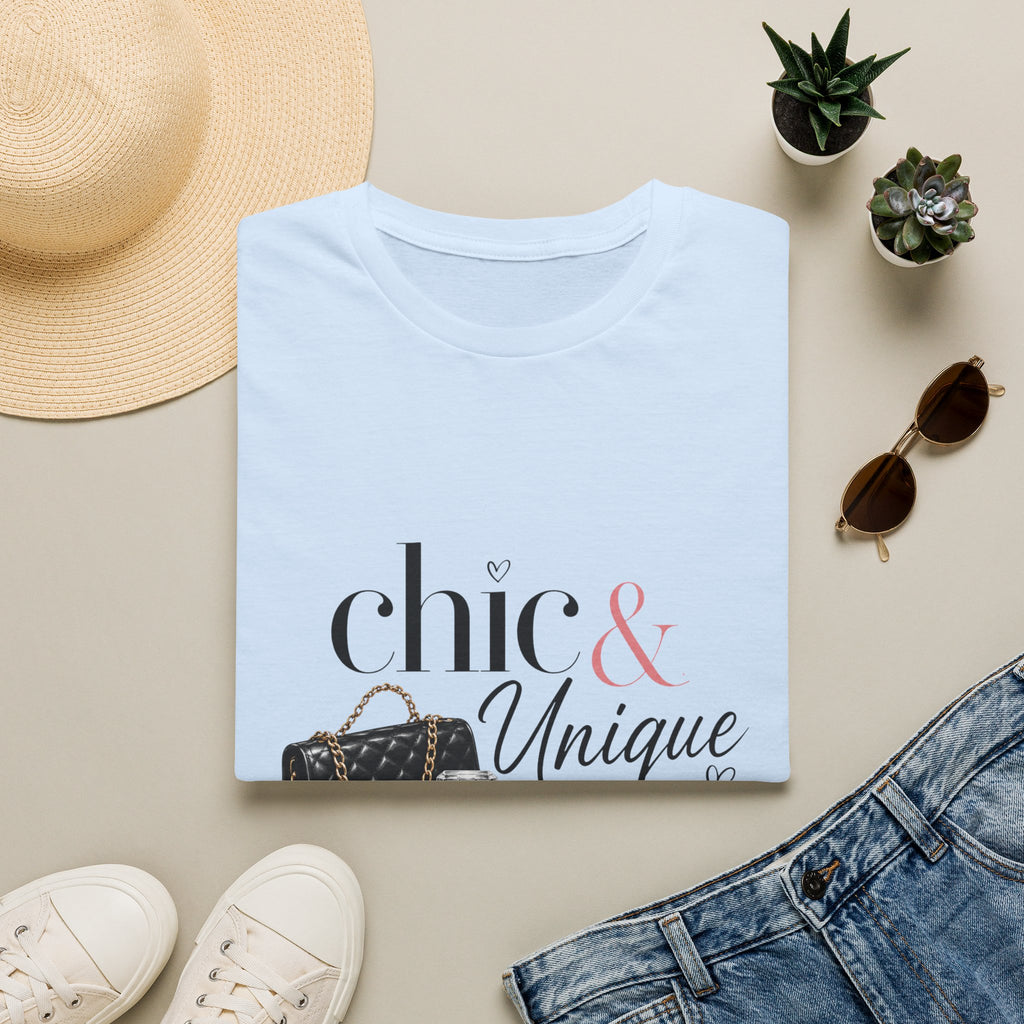 Chic & Unique Graphic Tee — Fashionable Accessories Print