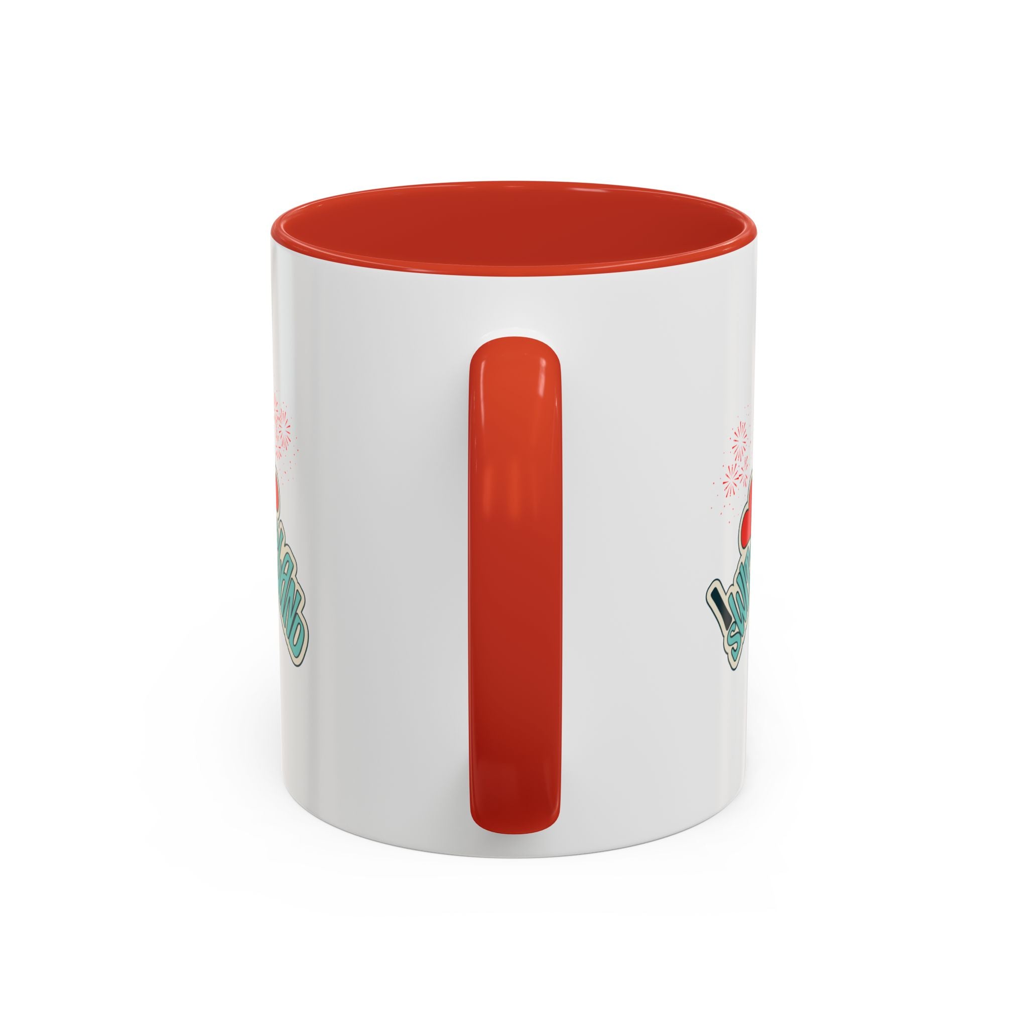 Switzerland Flag Accent Coffee Mug – I  Switzerland Travel Souvenir