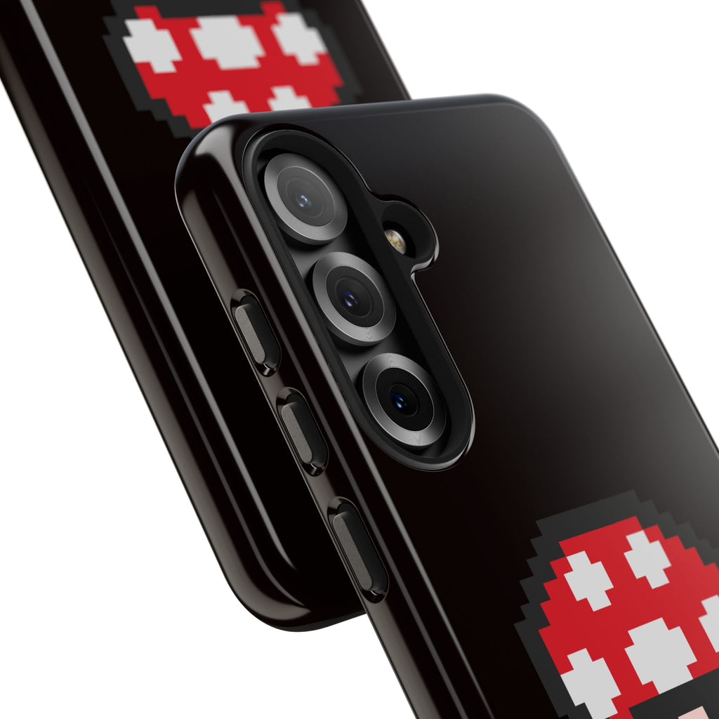 I Play Video Games Pixel Mushroom Phone Case — Tough Protective Gamer Case