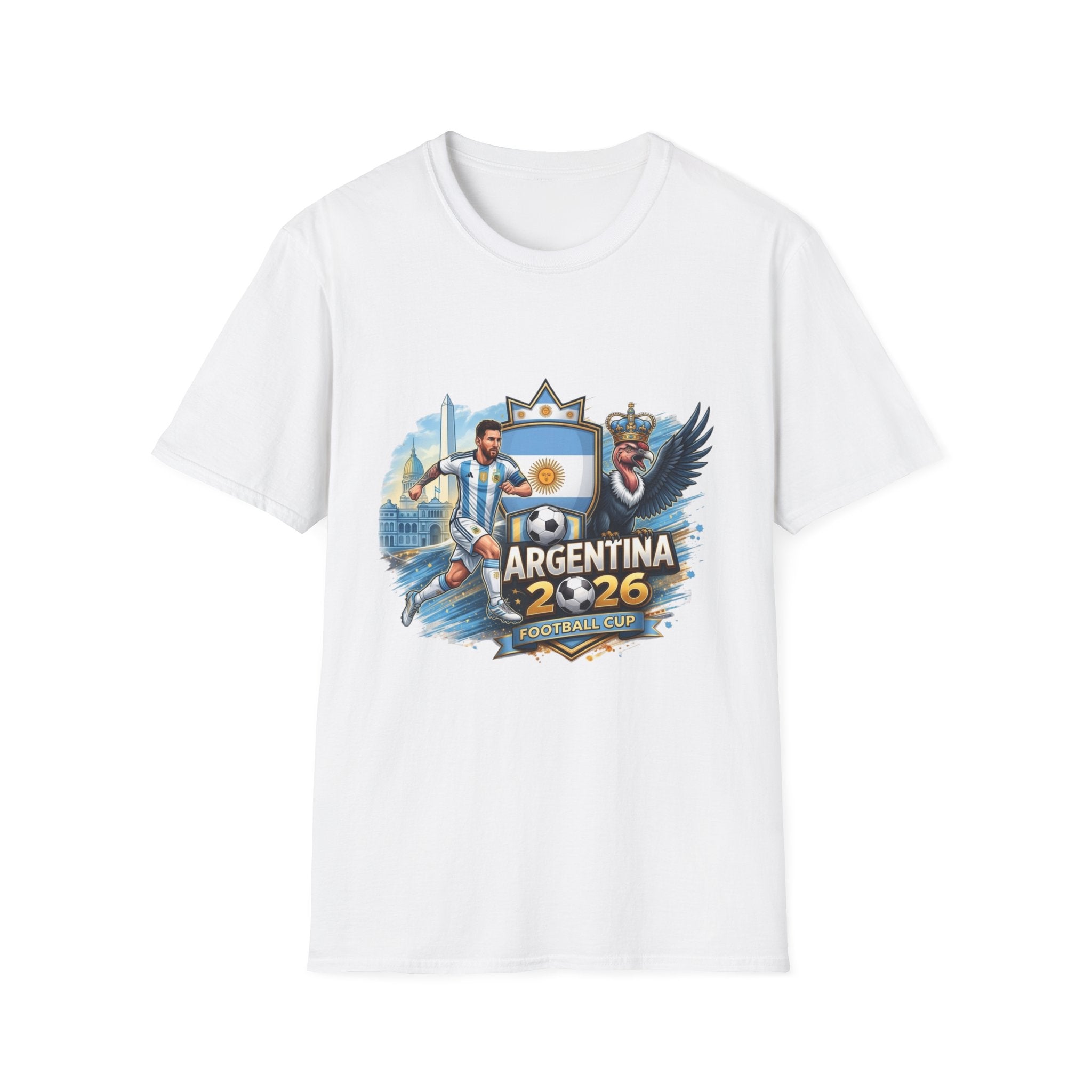 Argentina 2026 Soccer Fan T-Shirt – National Team Football Jersey Tee