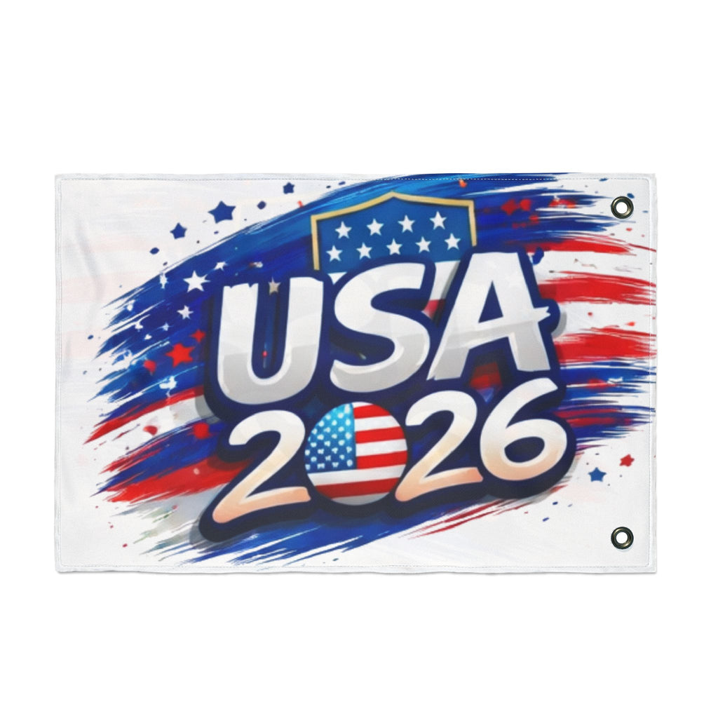 USA 2026 Double-Sided Patriotic Flag – American Stars & Stripes Celebration
