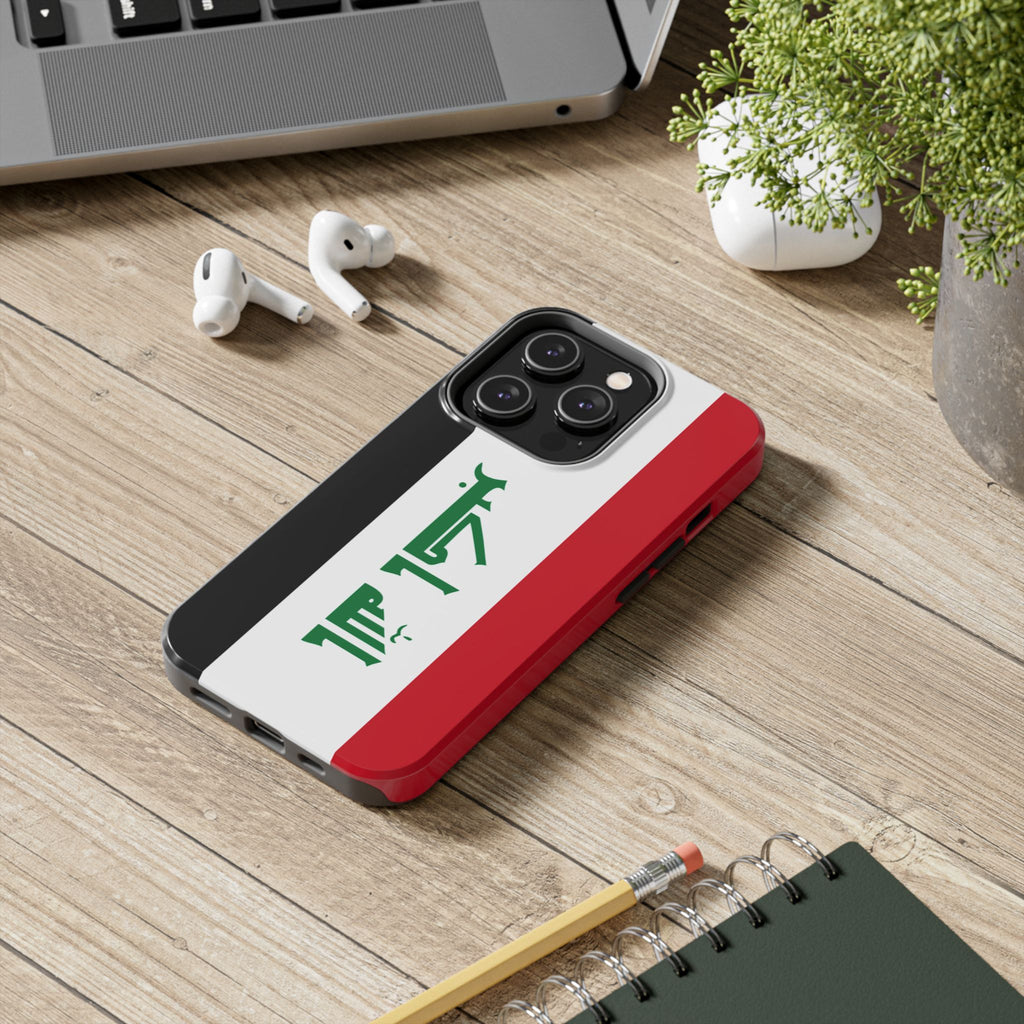 Iraq Flag Tough Phone Case — Durable Patriotic iPhone/Android Cover