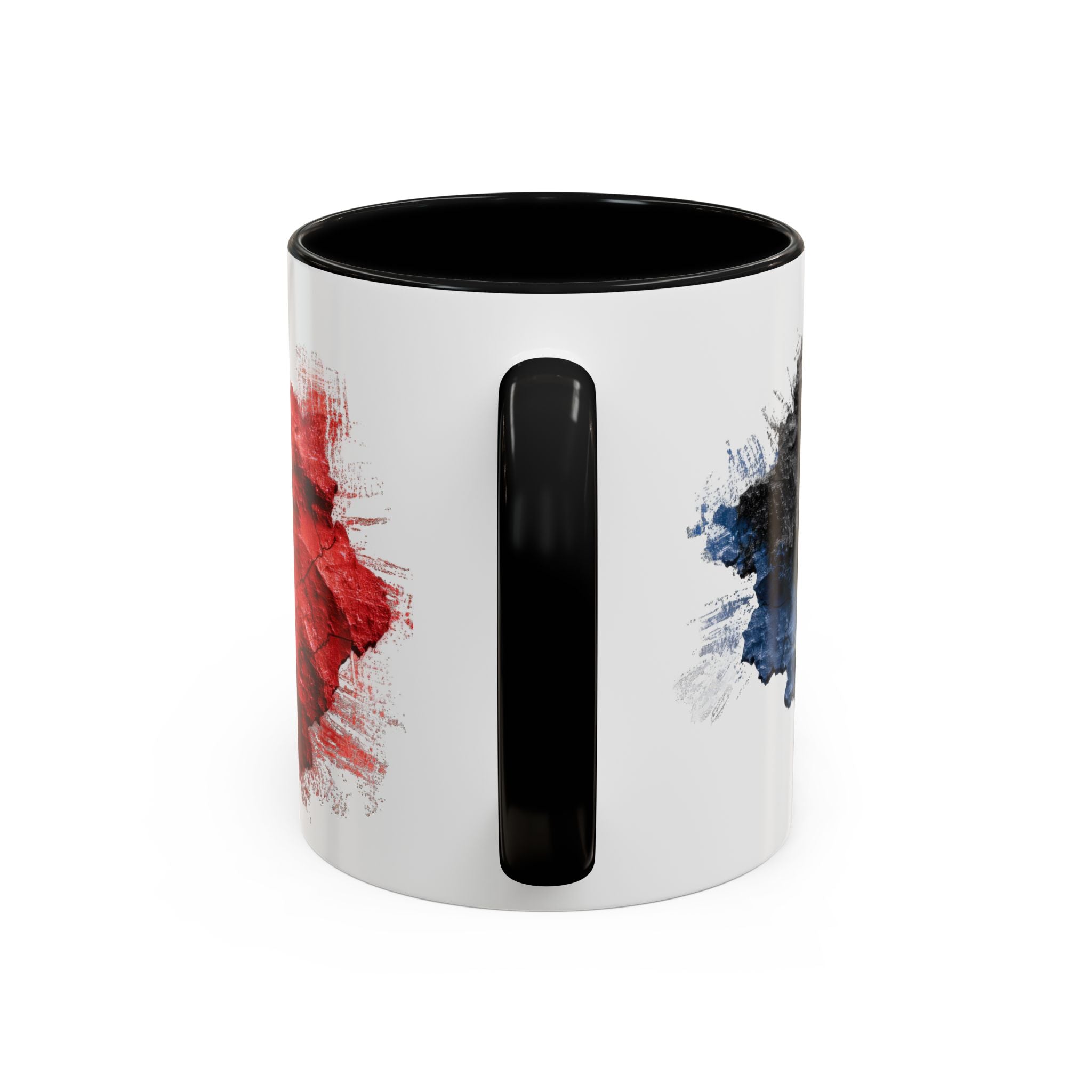 Belgium Flag Coffee Mug – Distressed Watercolor Accent Mug (11/15oz)