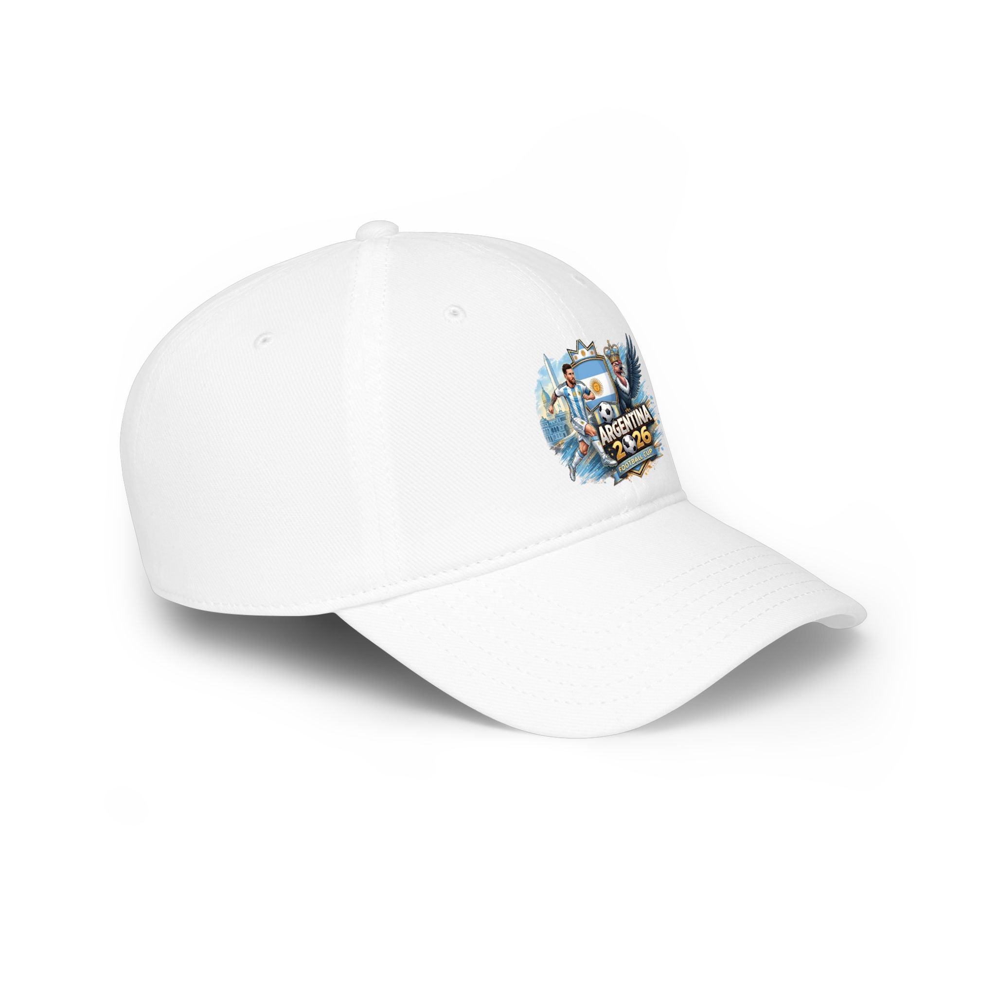 Argentina 2026 Soccer Crest Cap — Football Cup Fan Hat